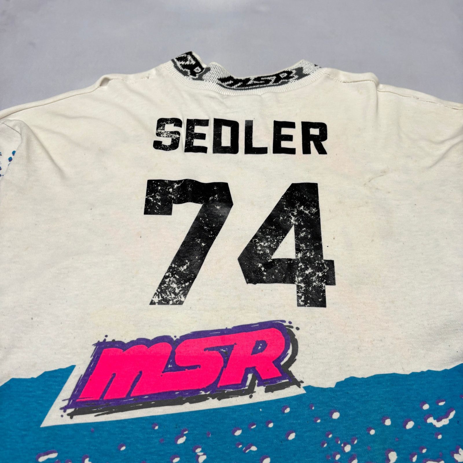 Vintage Vintage MSR Racing PC2 Motocross Jersey Shirt #74 USA XL Size US XL / EU 56 / 4 - 5 Thumbnail
