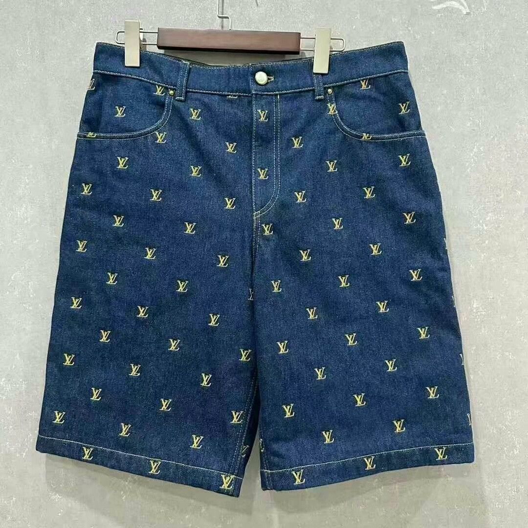 Louis Vuitton louis vuitton embroidered denim shorts size 33 Size US 33 - 1 Thumbnail