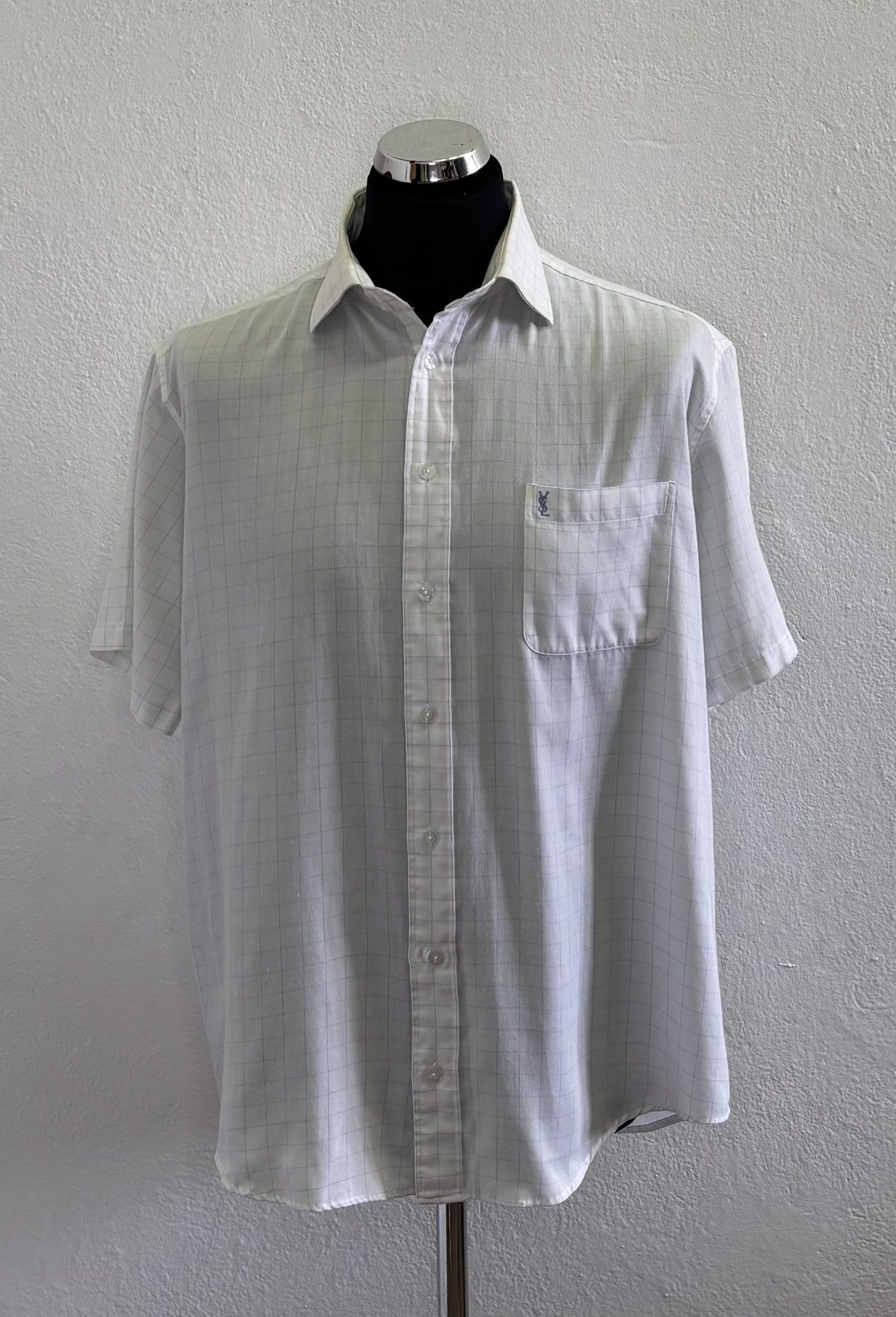 Vintage × Yves Saint Laurent Yves Saint Laurent shirt large Size US L / EU 52-54 / 3 - 1 Thumbnail