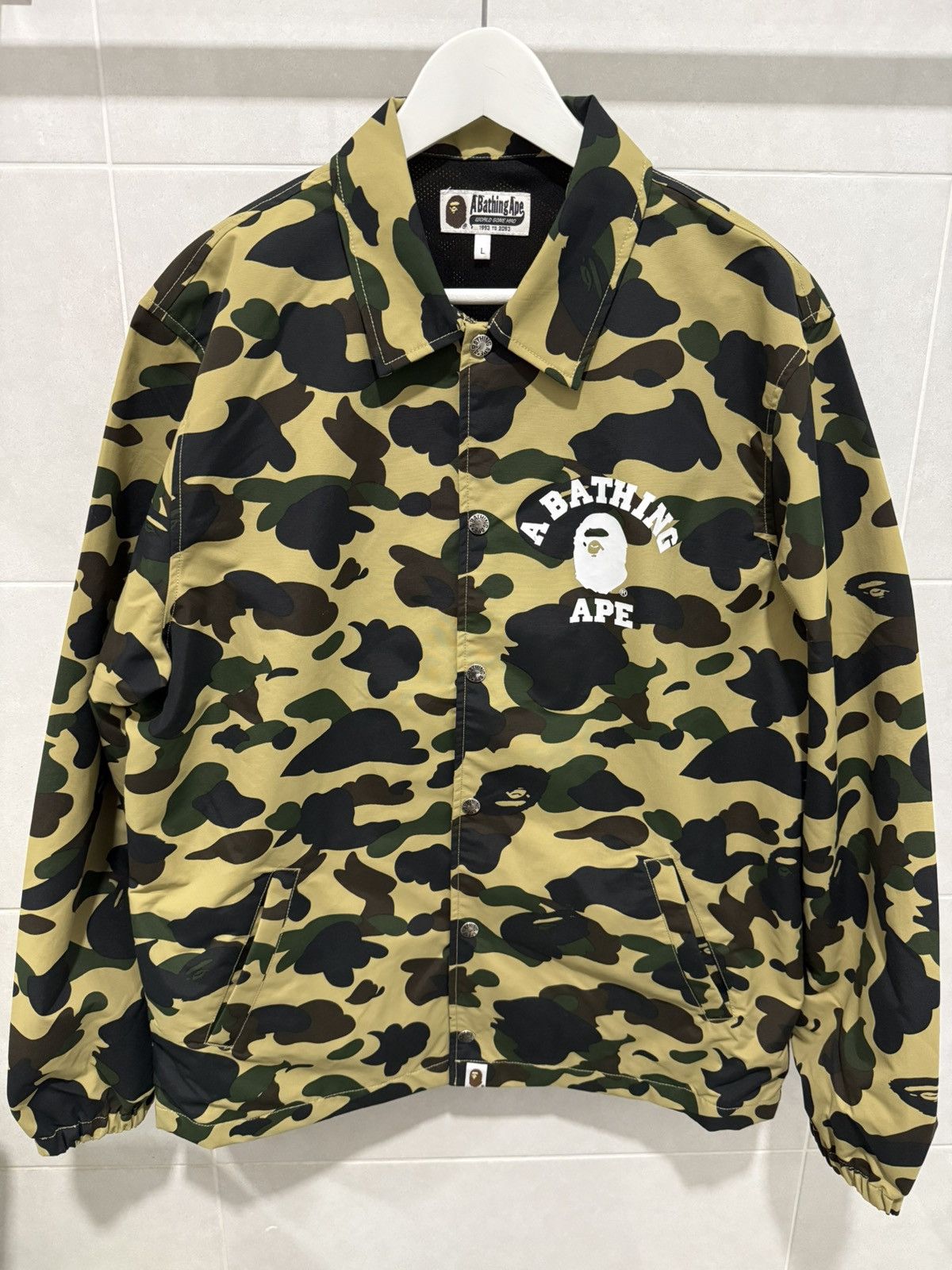 BAPE エイプ 1st カモ イエロー ジャケット BAPE Yellow 1st Camo Jacket A Bathing Ape