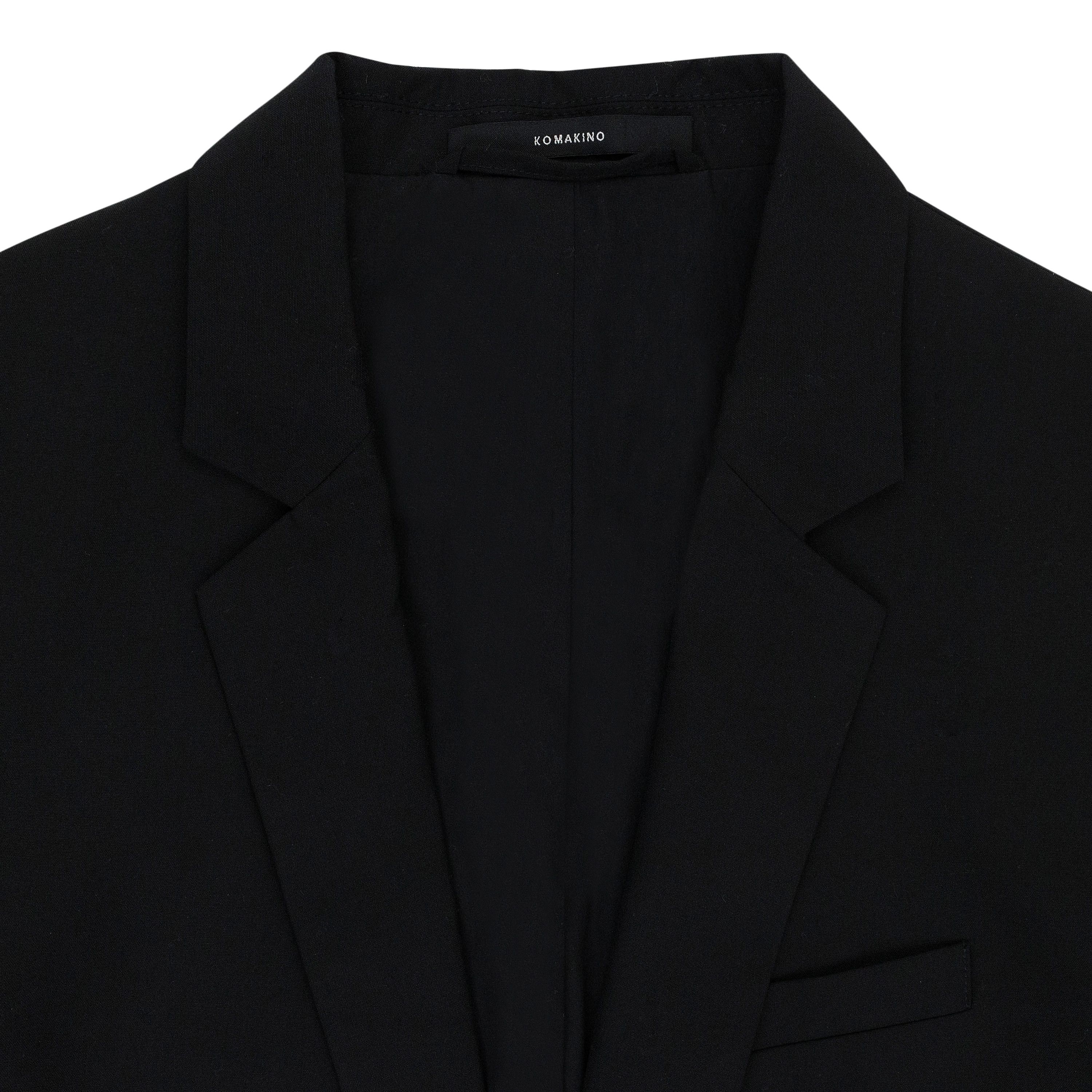 KOMAKINO FOLDED TAILORED BLACK JACKET SIZE S Size US S / EU 44-46 / 1 - 1 Thumbnail
