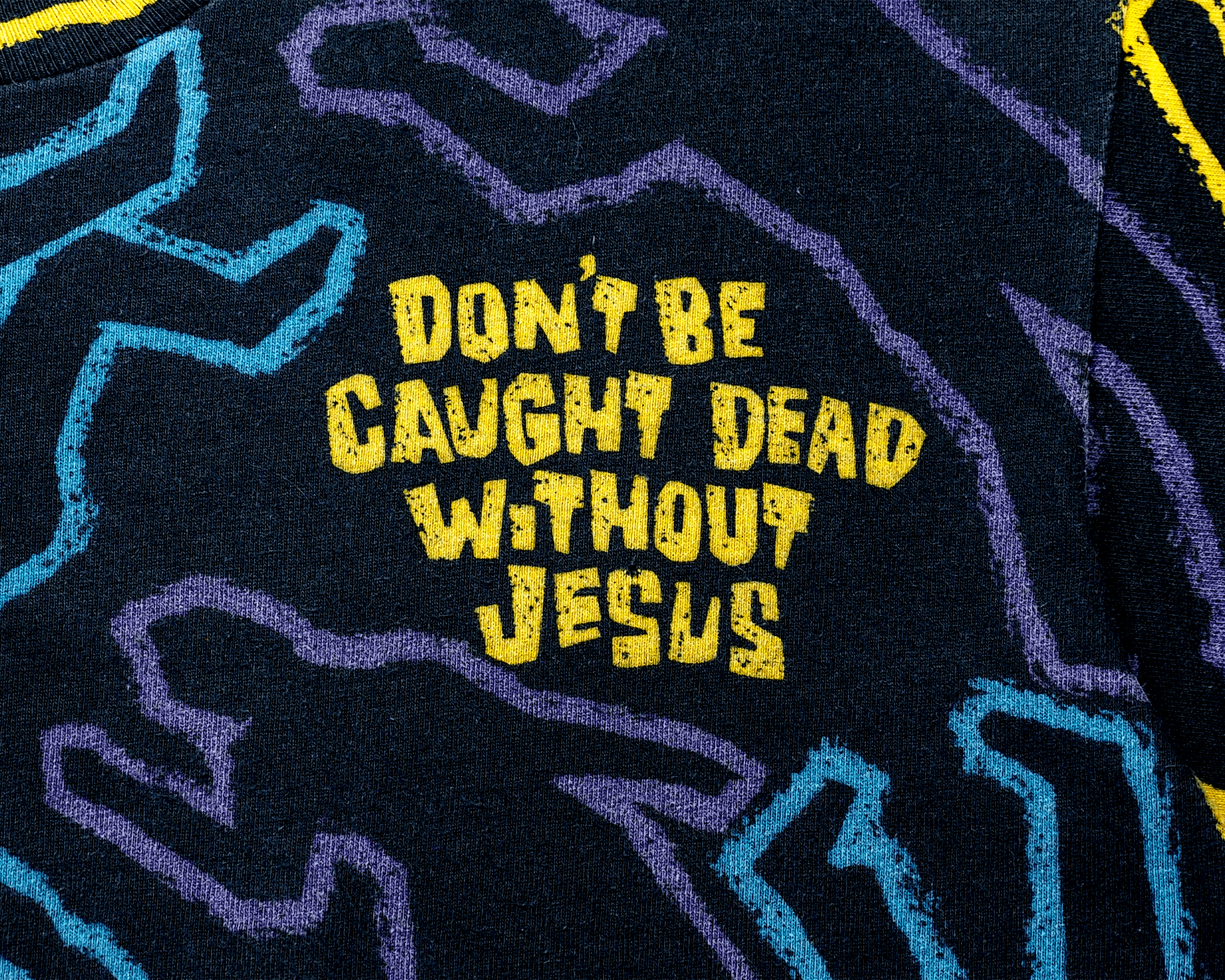 Vintage Vintage 1993 One Way Out Jesus AOP Shirt L Size US XL / EU 56 / 4 - 2 Thumbnail