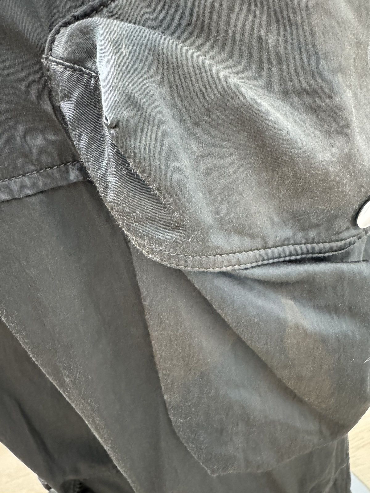 Acne Studios EUC Acne Studios Dusty Grey Satin Cargo Pants Size 28" / US 6 / IT 42 - 9 Thumbnail