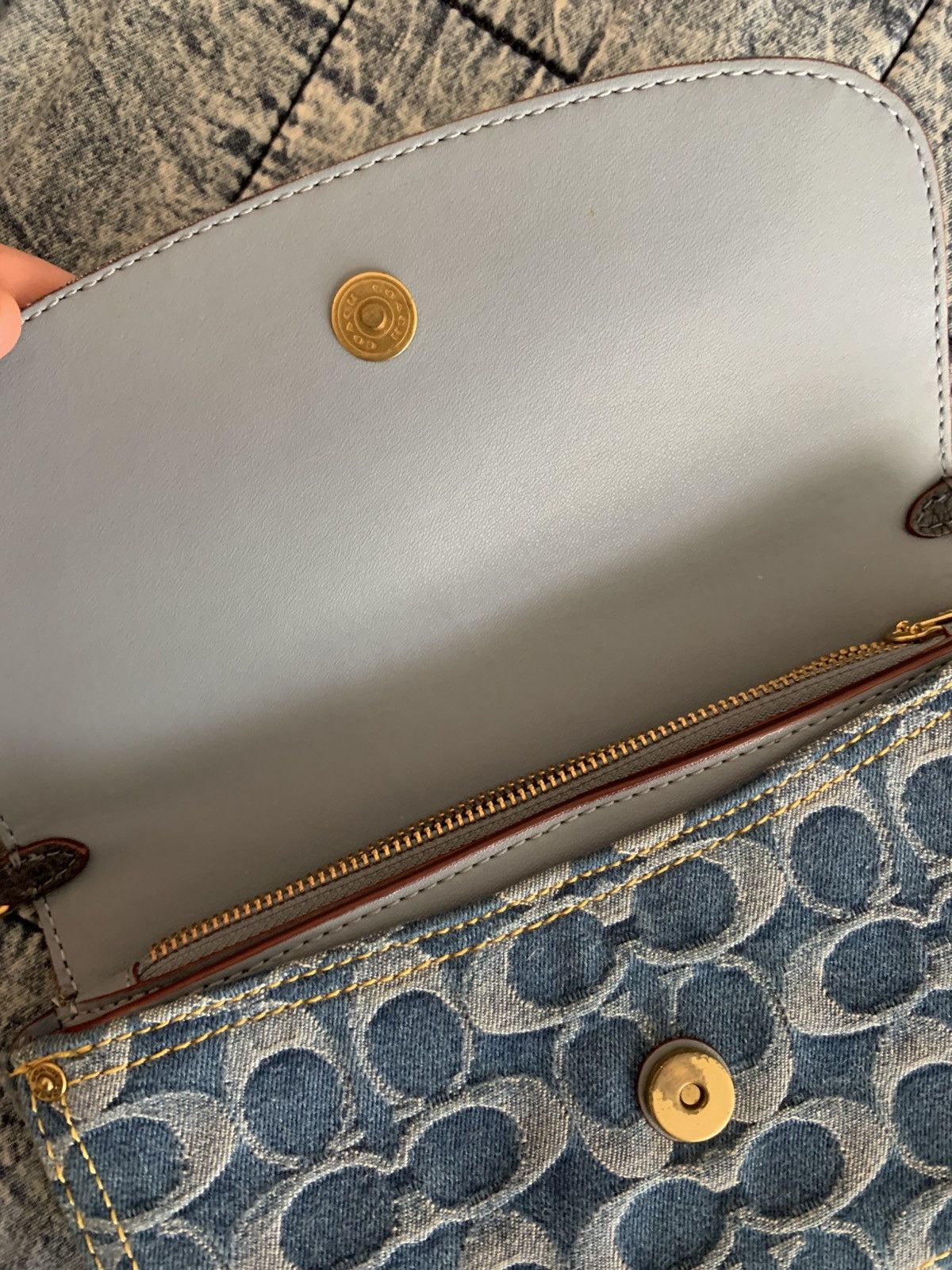 Coach Deadstock blue jesnd denjm y2k coacb crossbody Size ONE SIZE - 4 Thumbnail