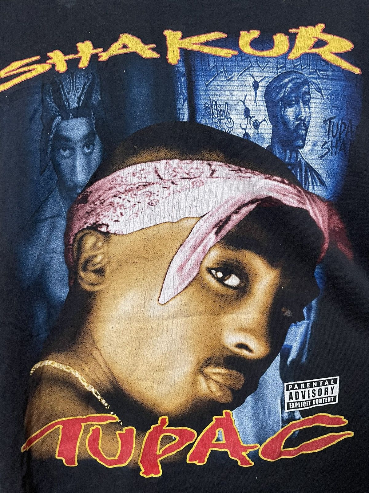 Band Tees × Rap Tees × Vintage Vintage 90s Tupac Shakur T Shirt Rap Tee Size US S / EU 44-46 / 1 - 4 Thumbnail