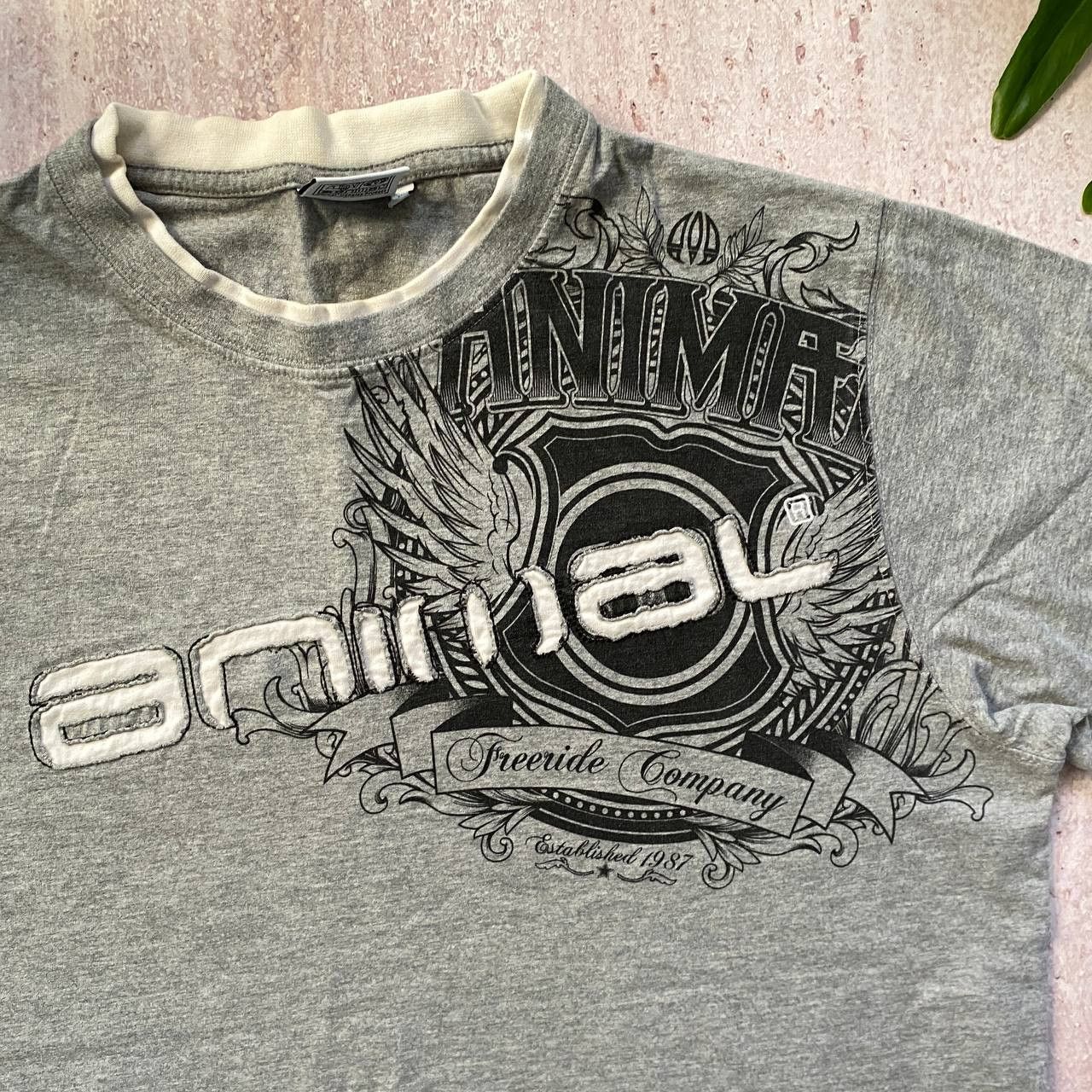 Quiksilver VINTAGE Y2K ANIMAL AMAZING SURF T SHIRT 182 Size US XL / EU 56 / 4 - 5 Thumbnail
