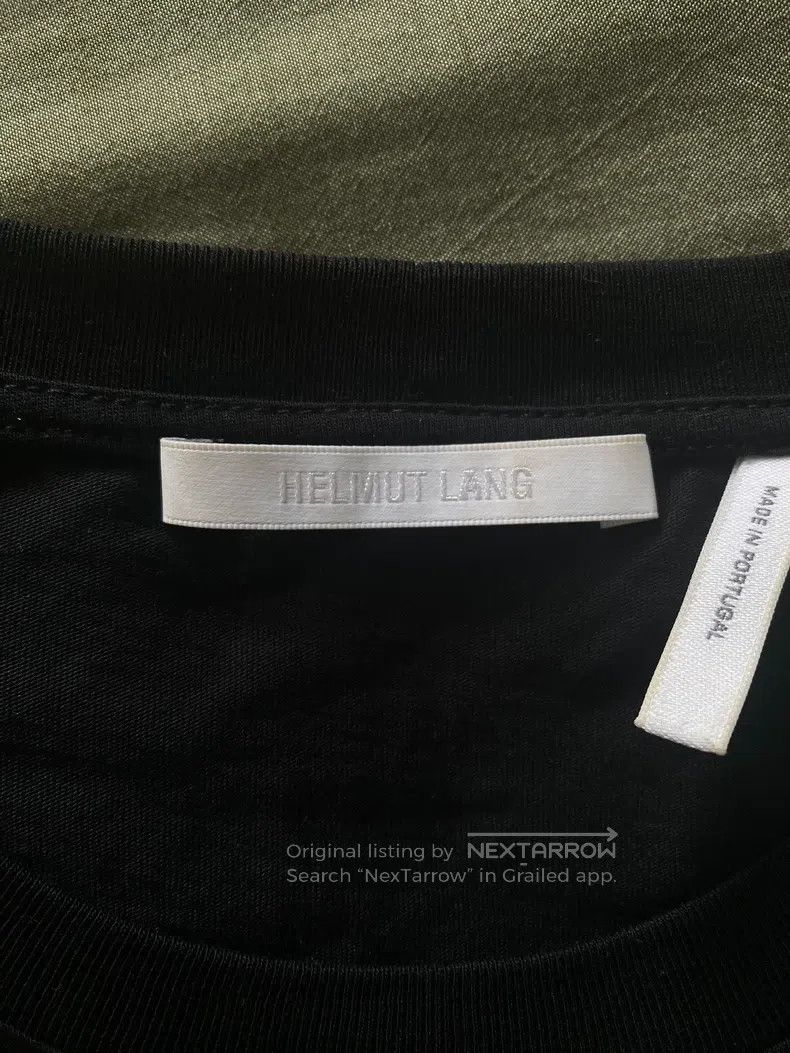 Helmut Lang HELMUT LANG Black Embroidered Logo Men's T-Shirt Size US S / EU 44-46 / 1 - 3 Thumbnail