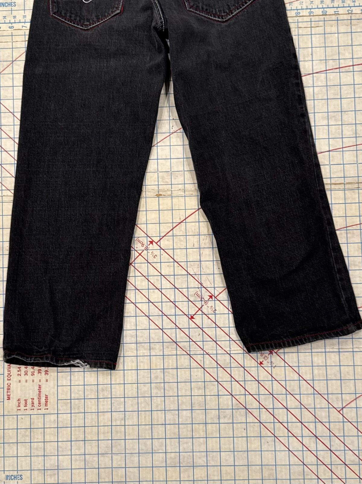 Avirex Avirex Black Denim Embroidered Back Pockets Fits 30x26 Black Size US 30 / EU 46 - 3 Thumbnail
