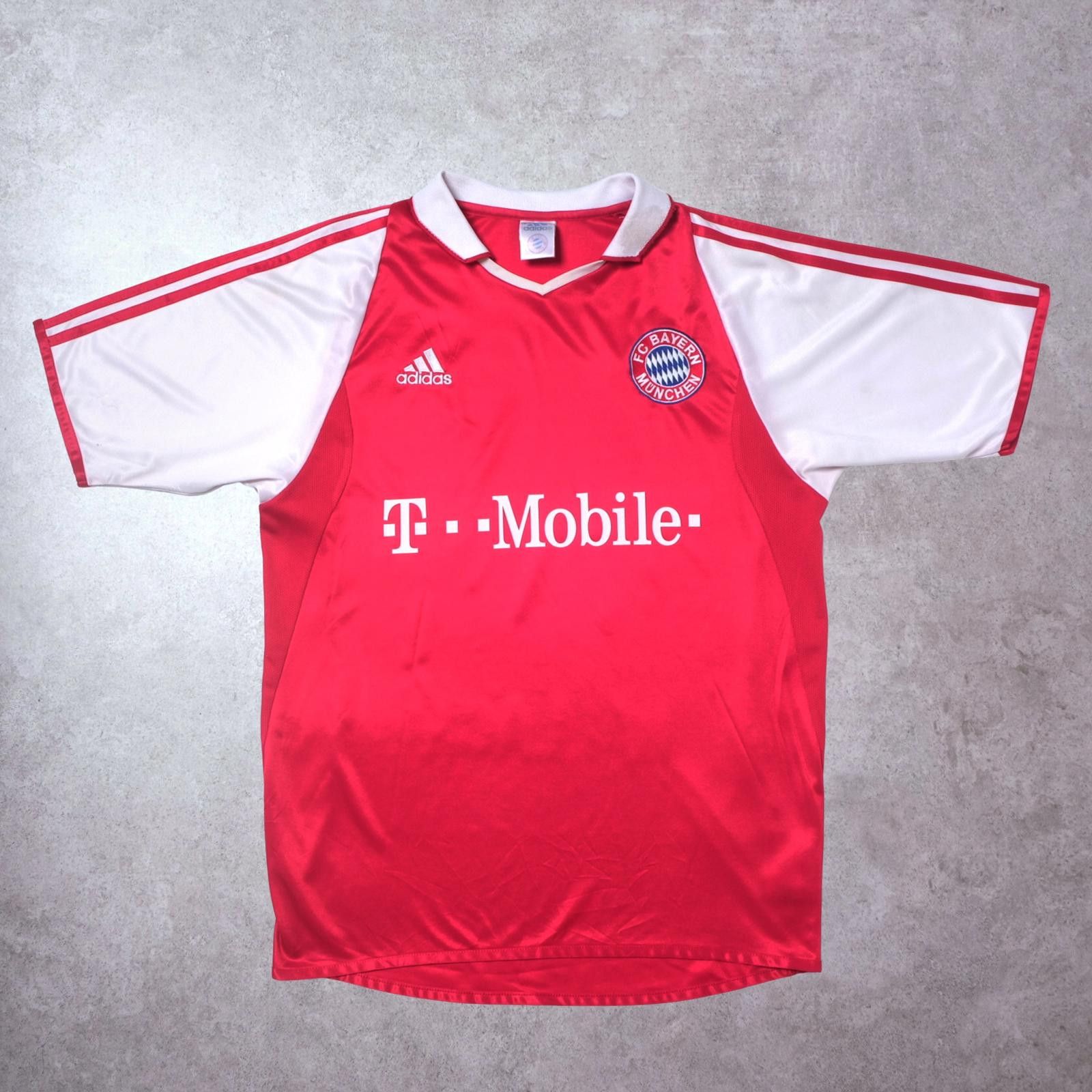 Adidas 2003/04 Bayern Munich Home Shirt Adidas Ballack (M/L) Size US M / EU 48-50 / 2 - 2 Thumbnail