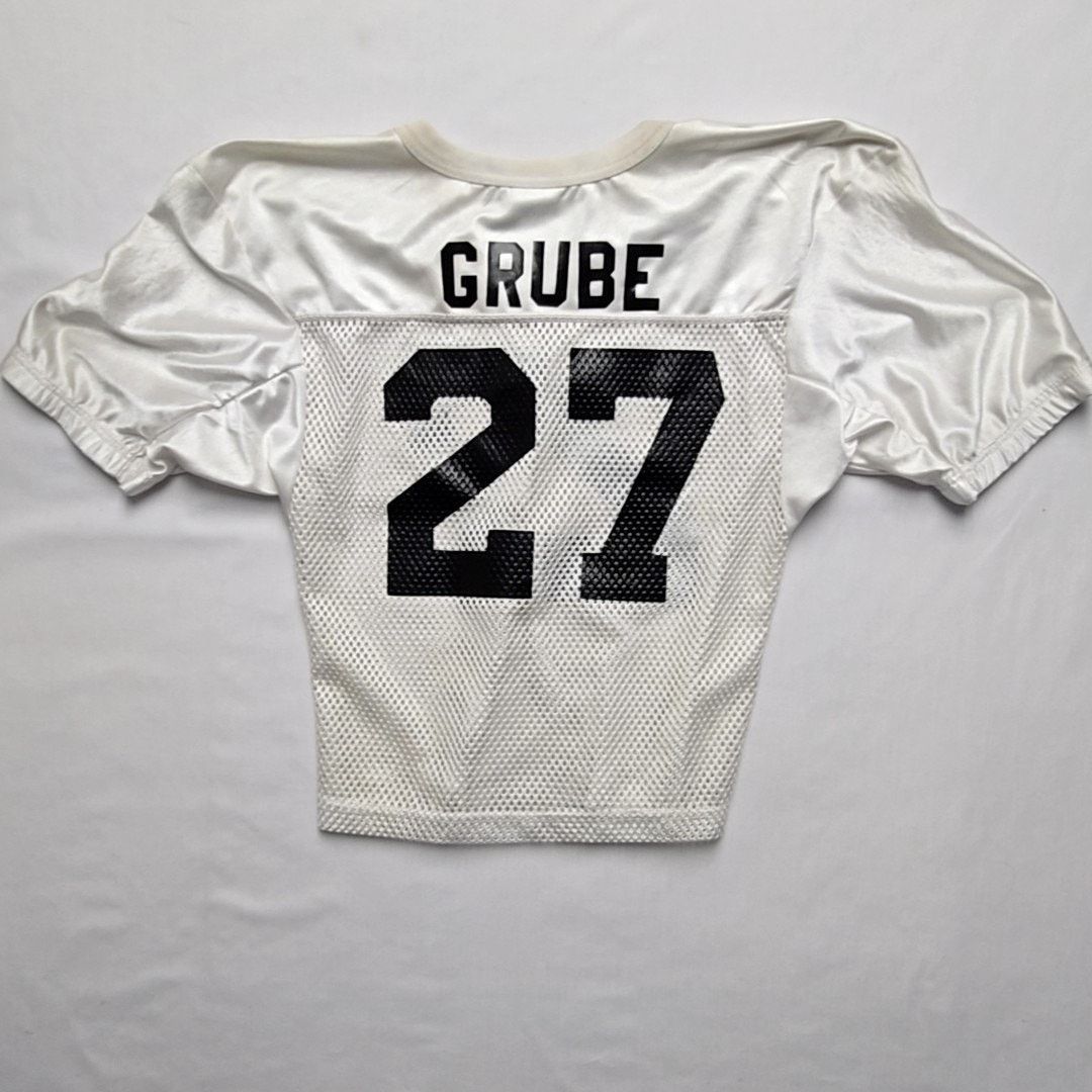 Other Football Jersey Mesh White Black Number 27 Grube Youth Small Size US S / EU 44-46 / 1 - 8 Thumbnail