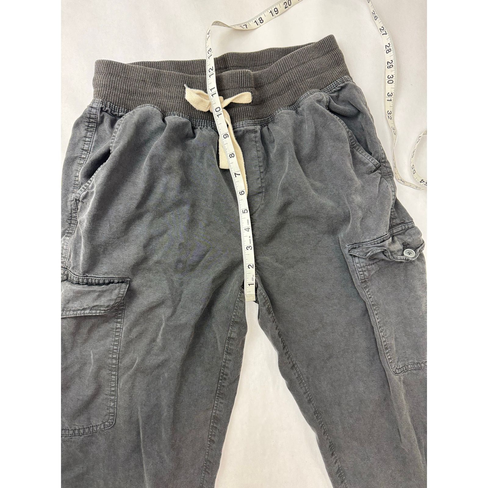 Other Aerie Cargo Jogger Gray Drawstring Women's Size Small Size 26" / US 2 / IT 38 - 4 Thumbnail