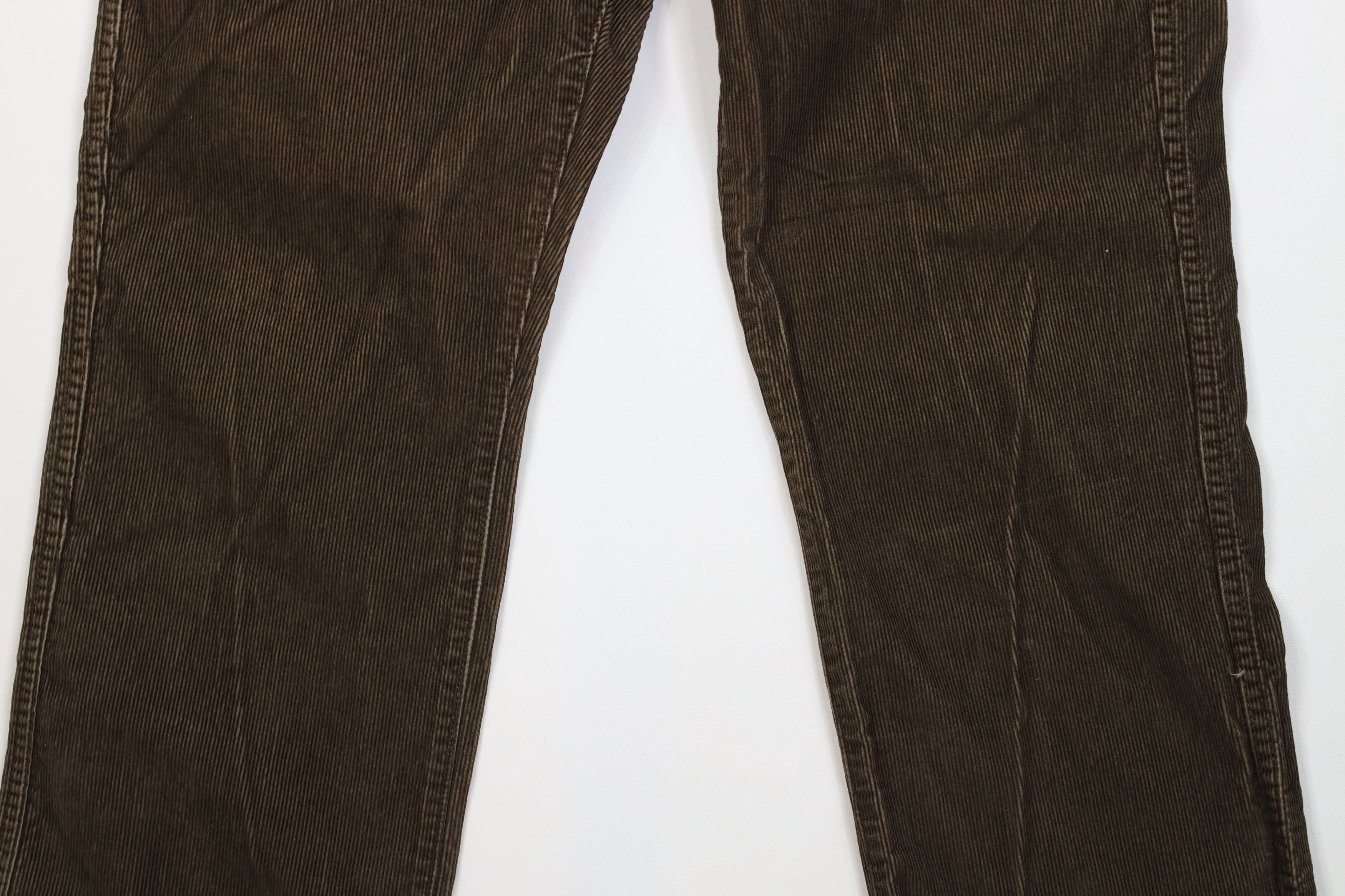 L.L. Bean Vintage LL Bean Wide Leg Corduroy Chino Pants Brown Cotton Size US 36 / EU 52 - 3 Thumbnail
