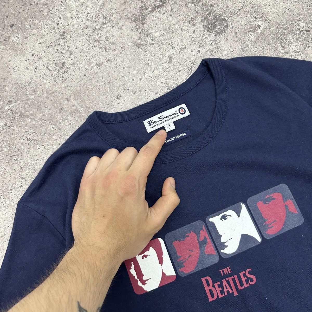 Band Tees Vintage 00s The Beatles Ben Sherman Limited edition tee y2k Size US L / EU 52-54 / 3 - 4 Thumbnail
