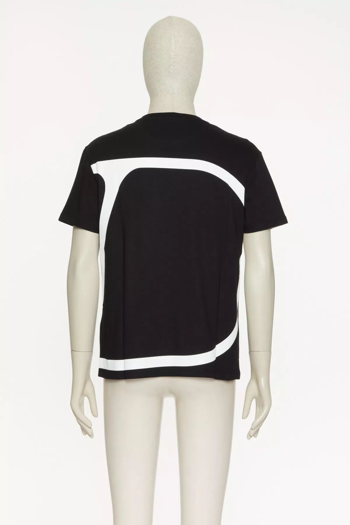 Valentino oc11z0725 Vlogo Signature Cotton T-Shirt in Black/White Size US M / EU 48-50 / 2 - 3 Thumbnail