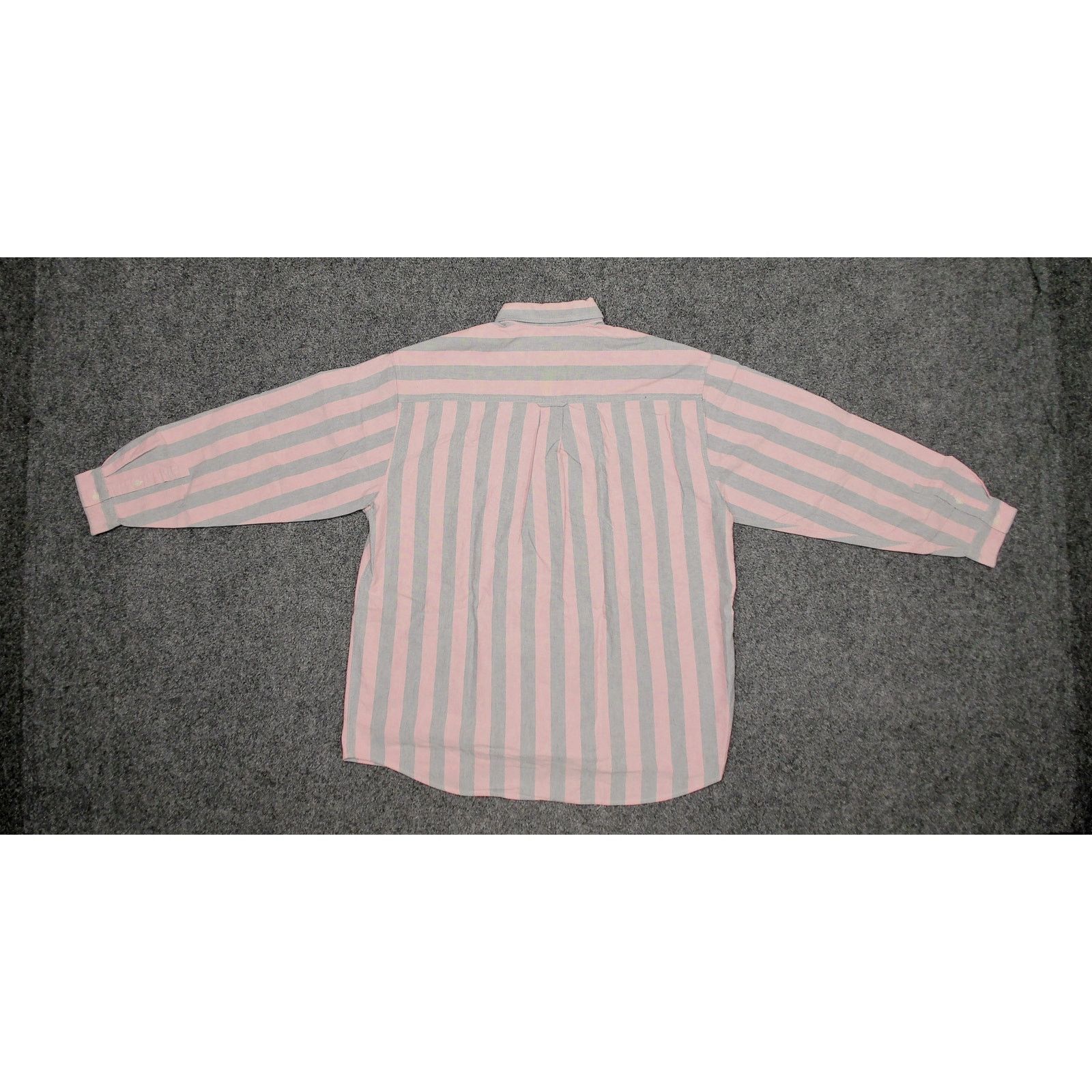 Aeropostale Vintage | Y2K Boxy Pink Striped Heavy oxford Overshirt Size US XL / EU 56 / 4 - 6 Thumbnail