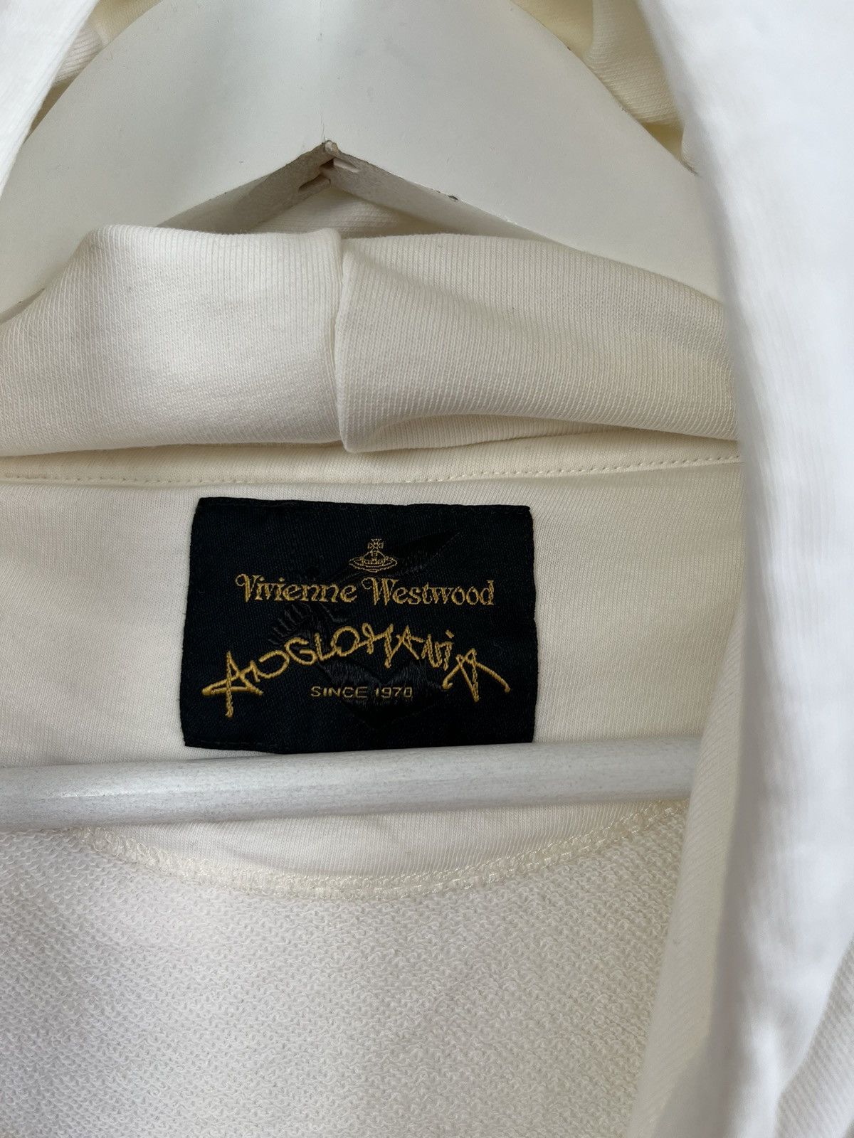 Vivienne Westwood Vivienne Westwood Chaos Anglomania Cream Hoodie Size US L / EU 52-54 / 3 - 5 Thumbnail