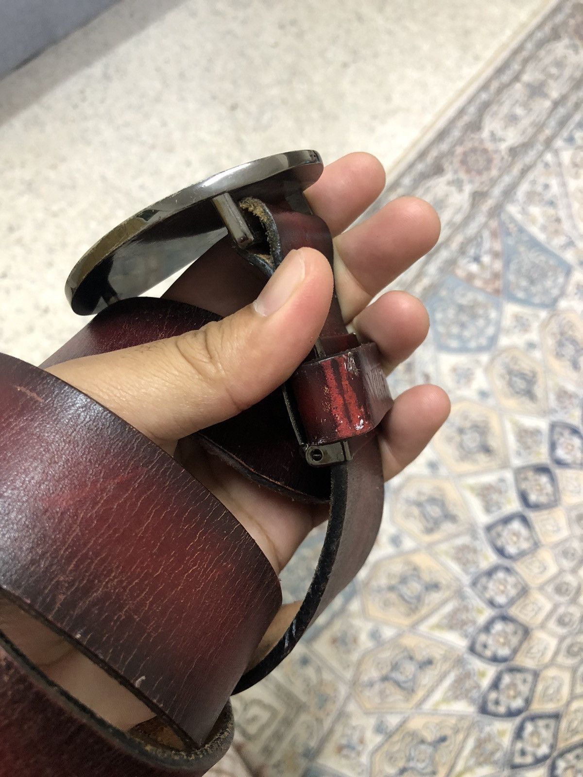 Avirex Vintage Avirex Air Force Leather Belt Size ONE SIZE - 7 Thumbnail