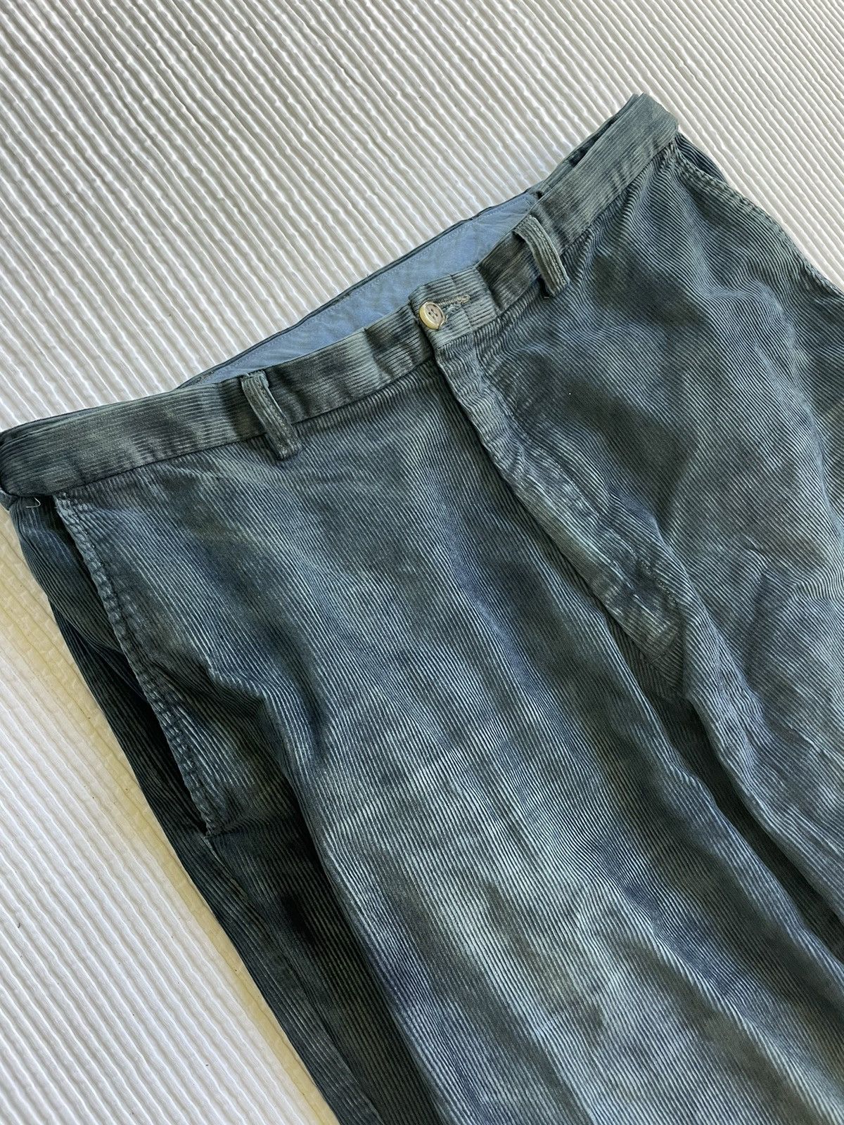 Other Worn Hand Dyed Indigo Cords Size US 33 - 2 Thumbnail