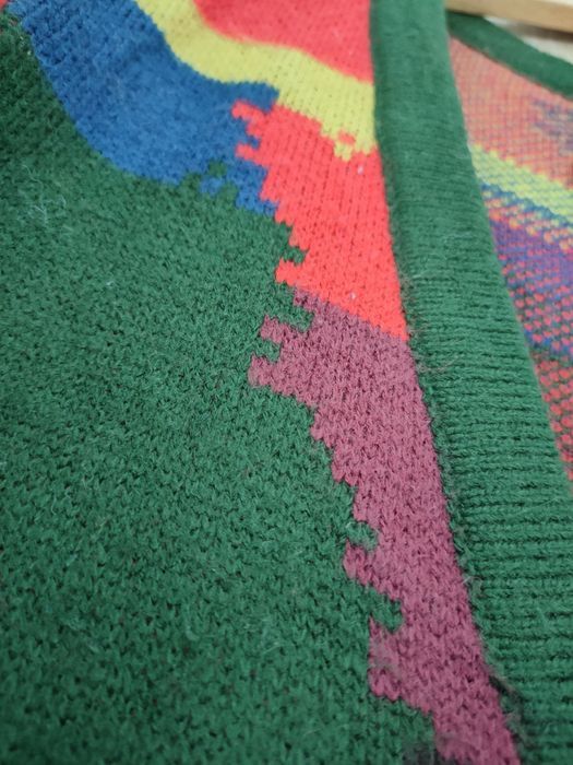 Vintage Ad Hoc cardigan art navajo aran isle knitwear #46-132DLL Size US M / EU 48-50 / 2 - 5 Thumbnail