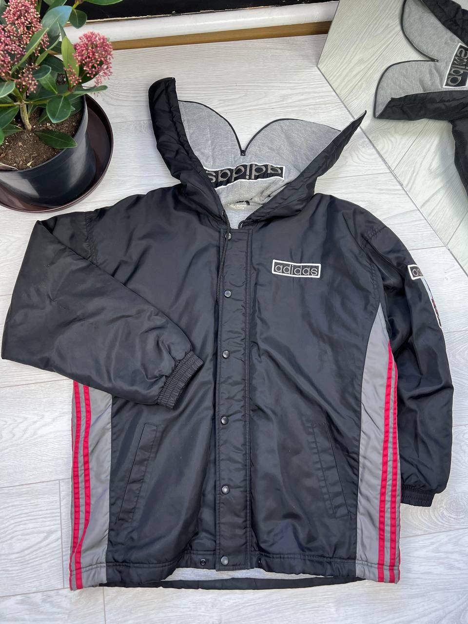 Adidas × Vintage Vintage Adidas Eintracht Football Tracksuit Full Zip Jacket Size US L / EU 52-54 / 3 - 1 Thumbnail