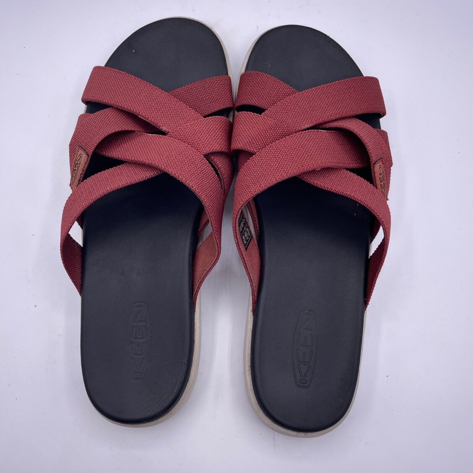 KEEN Keen Elle Slide Sandals Slip On Outdoor Red Womens Size 12 Size US 12 / IT 42 - 8 Thumbnail
