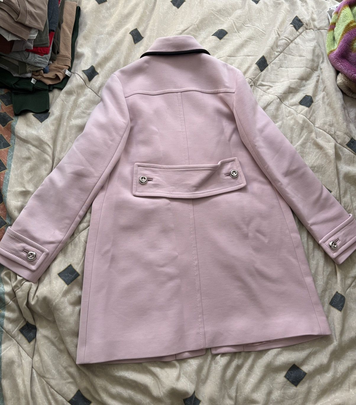 Prada Prada Pink Wool Dress Coat Jacket Women's Size 42/Medium Size M / US 6-8 / IT 42-44 - 12 Thumbnail