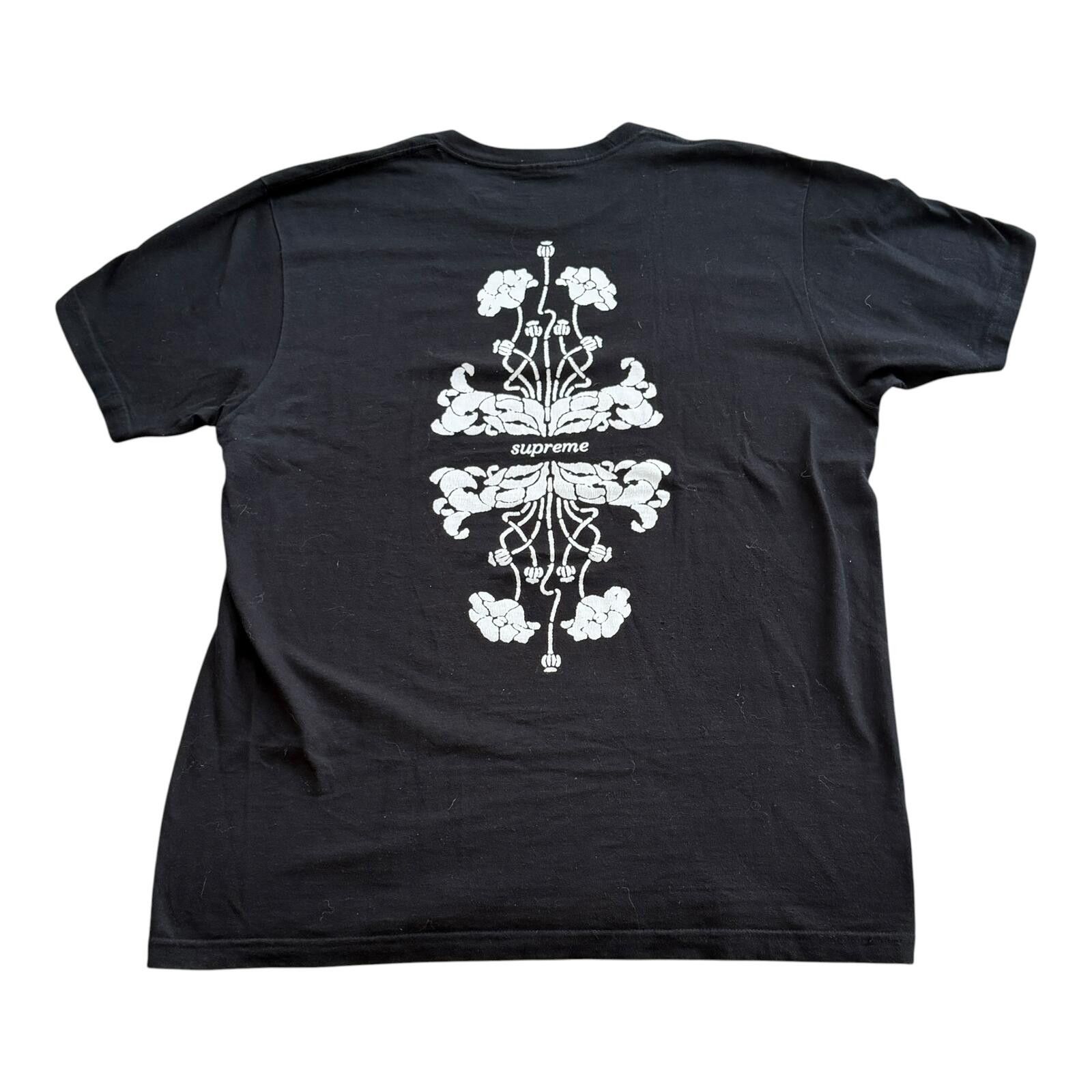 Corteiz × Supreme Supreme Corteiz Rules The World Tee Black Used
