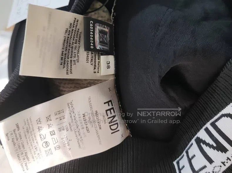 Fendi Fendi Checked Trousers Size 25" / US 0 / IT 36 - 3 Thumbnail