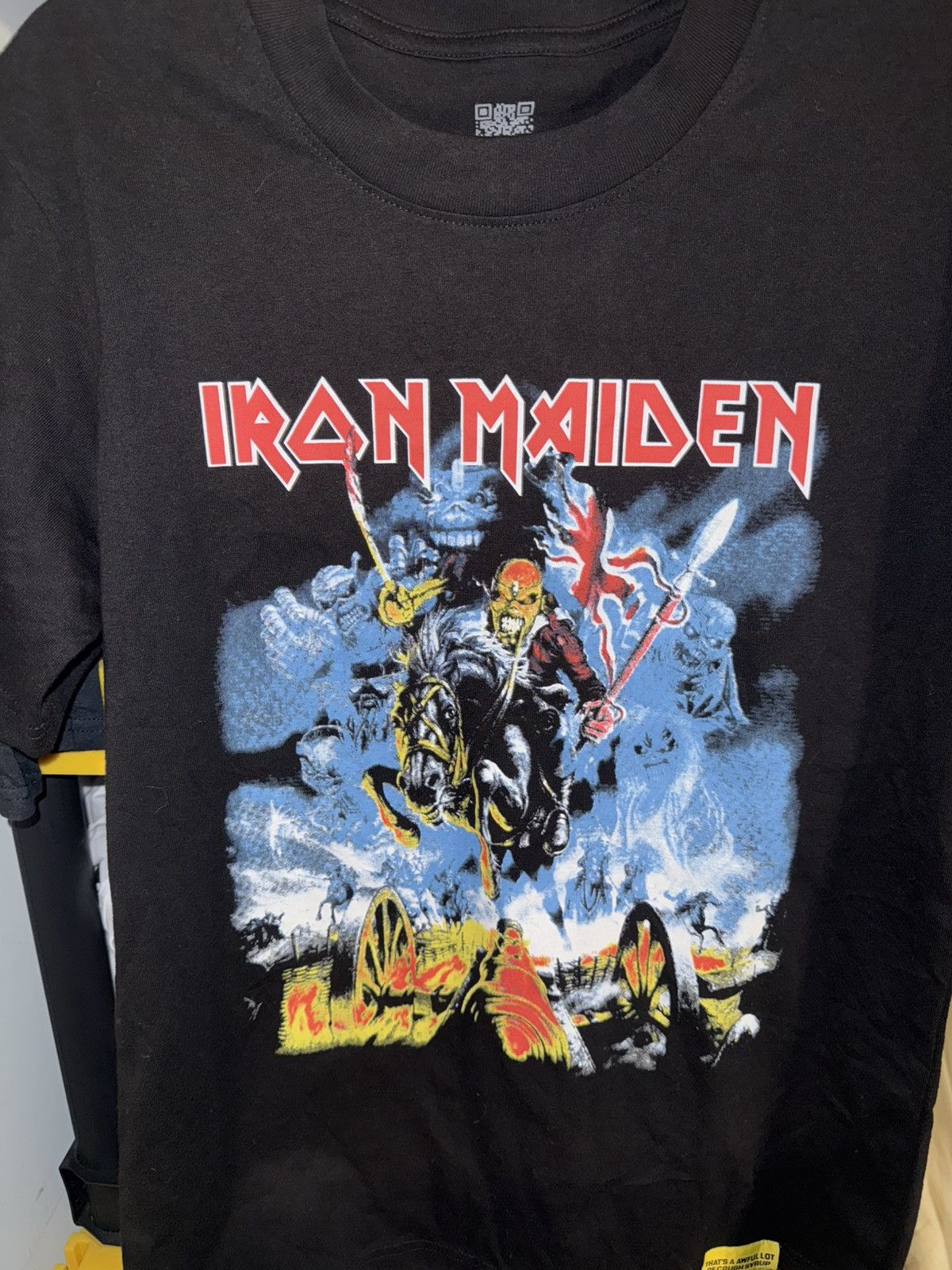 BRAND NEW SIZE XL AWFUL LOT OF COUGH SYRUP IRON MAIDEN TEE