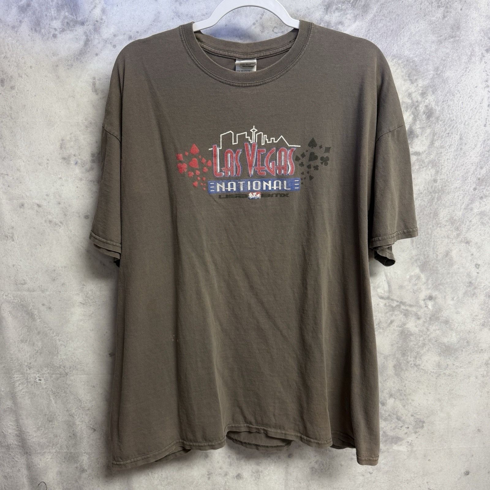 Vintage USA BMX Las Vegas Nationals T Shirt Mens 2XL Gray Short Slee Size US XXL / EU 58 / 5 - 3 Thumbnail