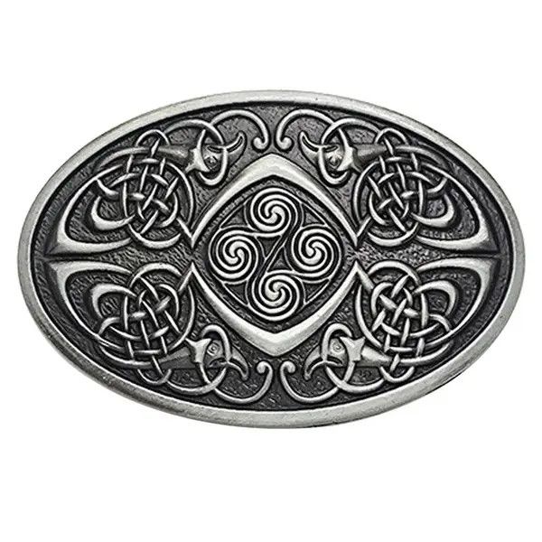 Cowboy Equipment Mikami x Mako Oval Celtic Knot belt buckle ( no belt ) Size ONE SIZE - 7 Thumbnail