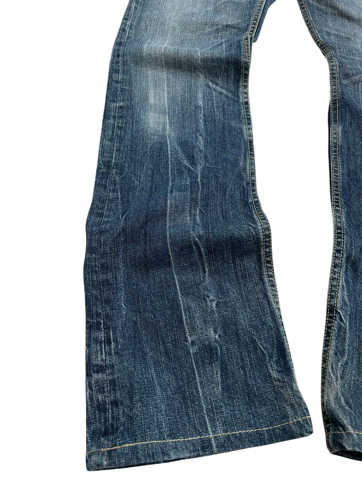 Japanese Brand × Tornado Mart Winger Japan Patch Embellishments Blue Way Distressed Jean Size US 31 - 7 Thumbnail