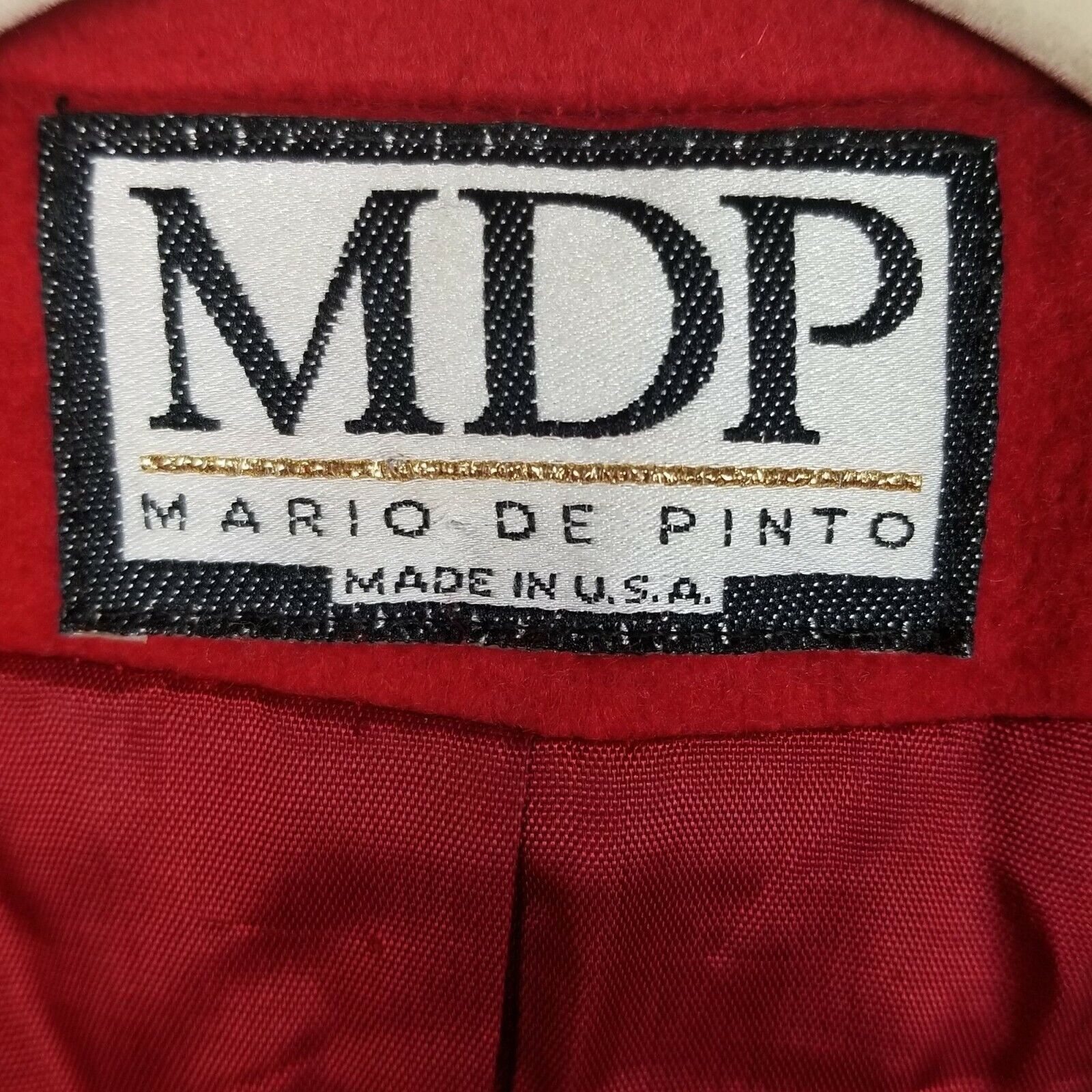 Marie Oliver Vintage Mario De Pinto Womens Wool Blazer Holiday Xmas Size L / US 10 / IT 46 - 6 Thumbnail