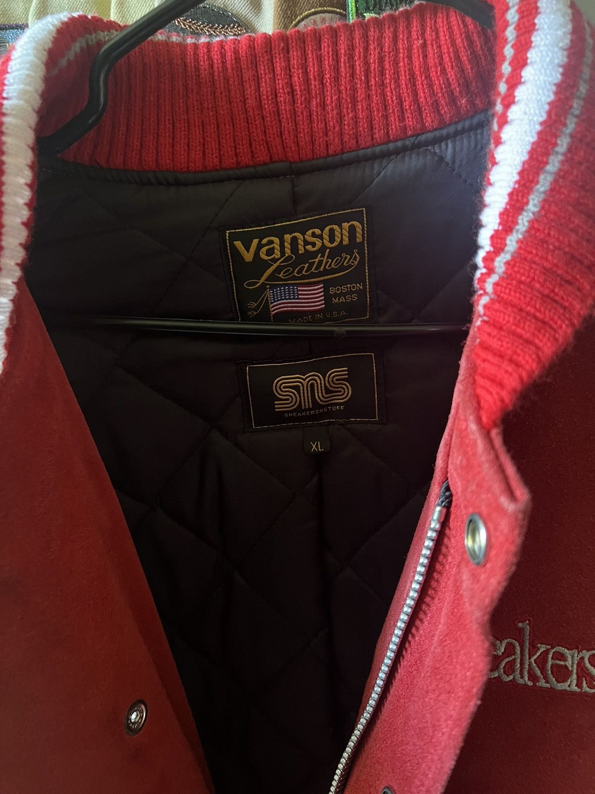 Sneakersnstuff × Vanson Leathers Vanson x Sneakersnstuff Suede Jacket Size XL Size US XL / EU 56 / 4 - 3 Thumbnail