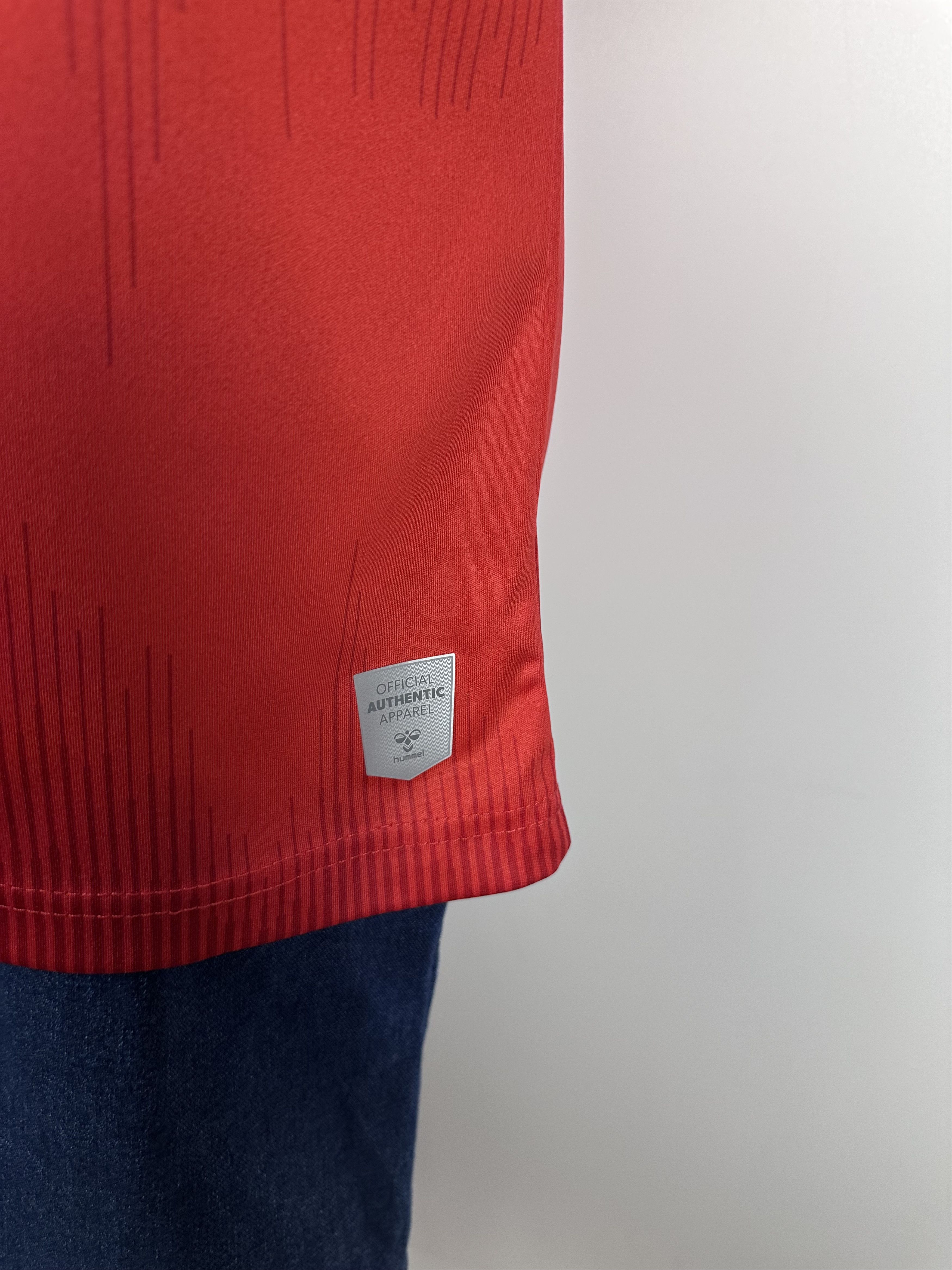 Hummel DENMARK 2021 22 HOME FOOTBALL SHIRT SOCCER JERSEY HUMMEL RED Size US M / EU 48-50 / 2 - 7 Thumbnail