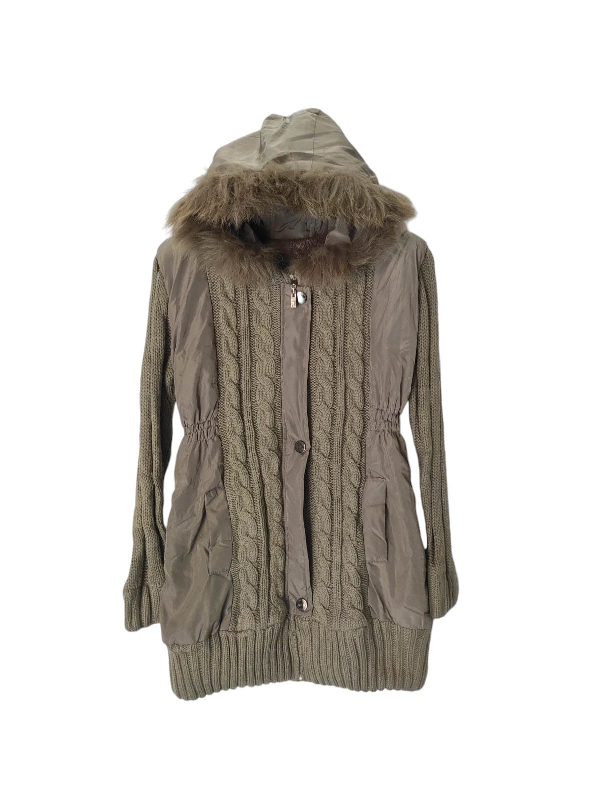 If Six Was Nine Knit Zip Fur Raccon Hoodie IfSixWasNine LGB style Size S / US 4 / IT 40 - 1 Thumbnail