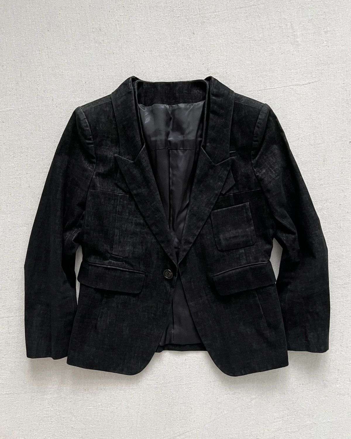 Undercover Undercover FW08 Runway Brushed Velvet Crop Blazer Size S / US 4 / IT 40 - 8 Thumbnail