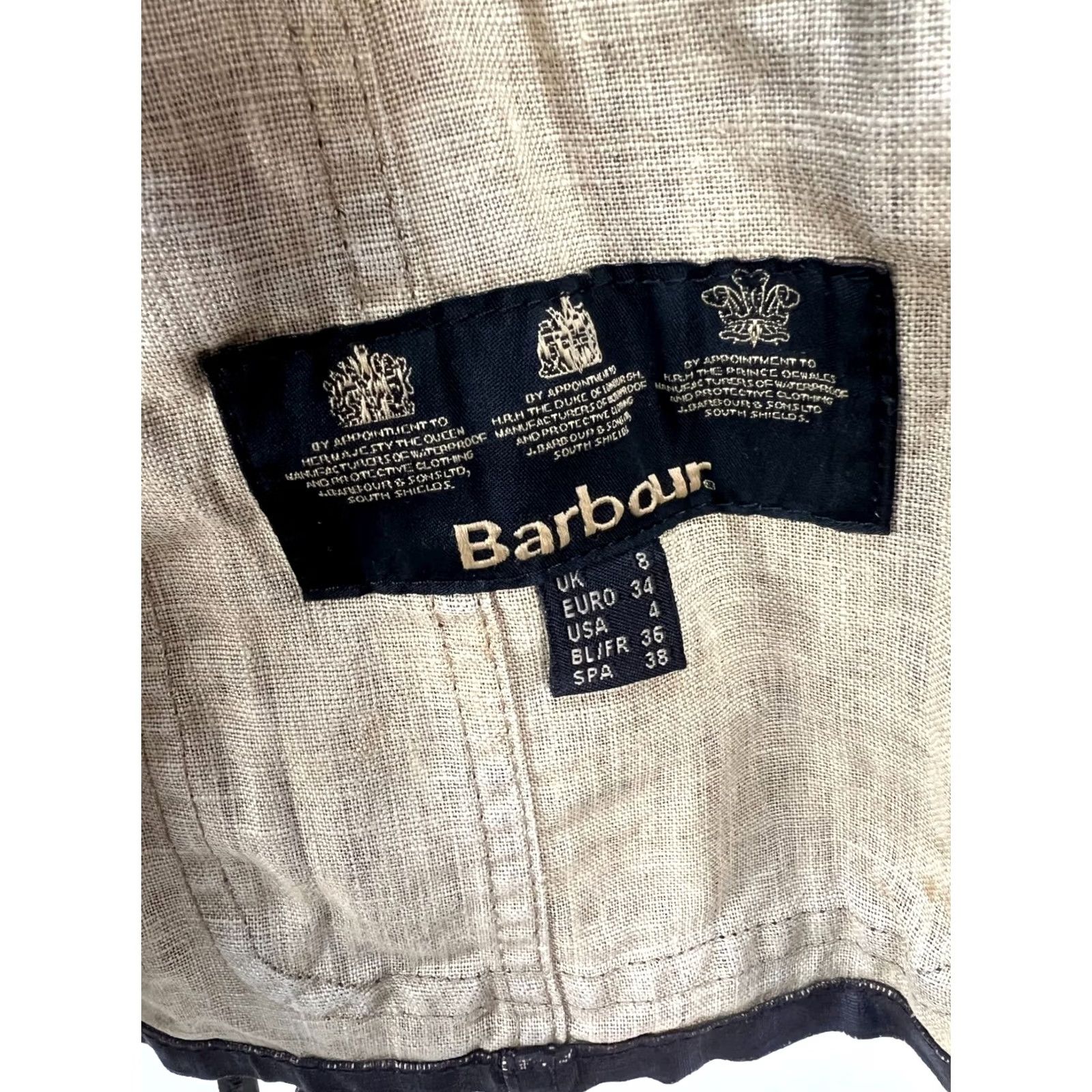 Barbour Barbour Duralinen International Jacket Dark Brown Ladies UK8 US4 Jacket Womens Barbour Duralinen International Dark Brown UK8 US4 Womens Version Size S / US 4 / IT 40 - 5 Thumbnail