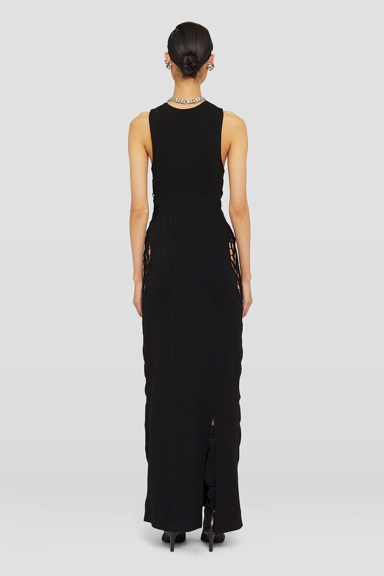 Jil Sander o1y0925 Maxi Dress in Black Size S / US 4 / IT 40 - 4 Thumbnail