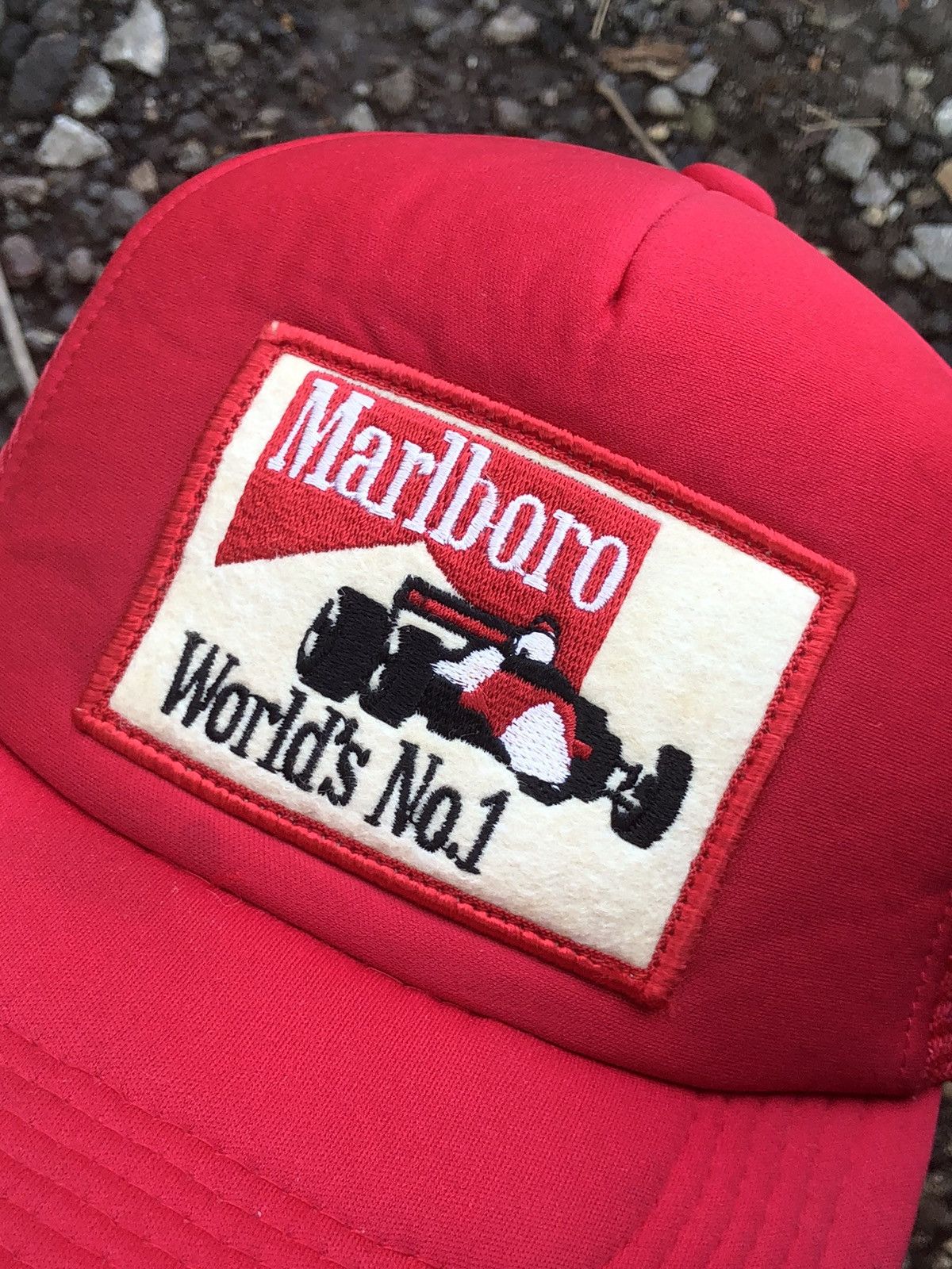 Marlboro 🔥RARE🔥 Vintage Marlboro Formula F1 Trucker Hat Size ONE SIZE - 4 Thumbnail