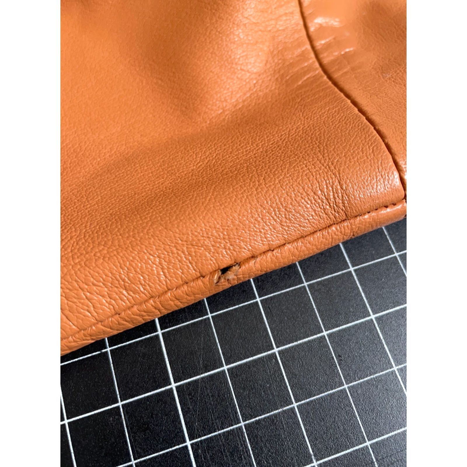 Vintage VINTAGE Man Art Leather Pants 90s Pleated Mens 46 Straight Baggy High Waist Brown Red Unlined 90s Theme Mens Apparel Size US 44 / EU 60 - 5 Thumbnail