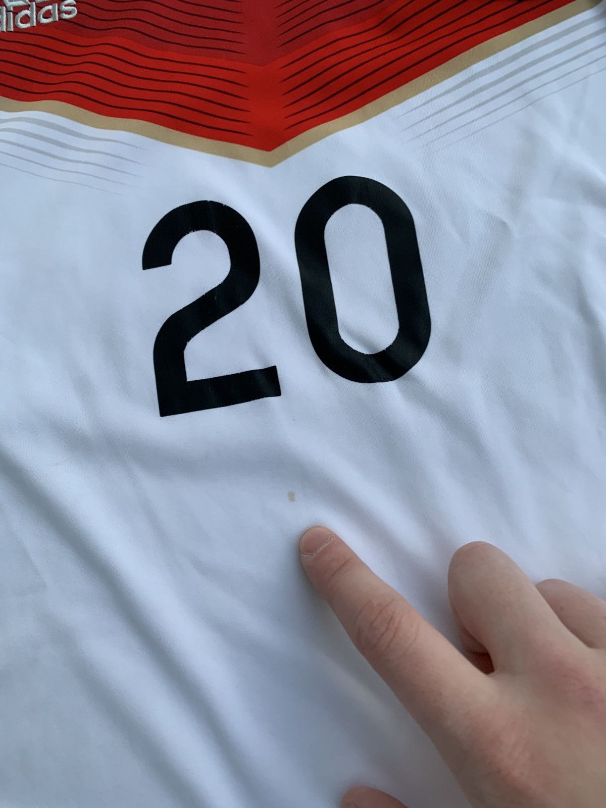 Adidas Adidas Germany Jersey Vintage Avantgarde Style Football Tee Size US L / EU 52-54 / 3 - 5 Thumbnail