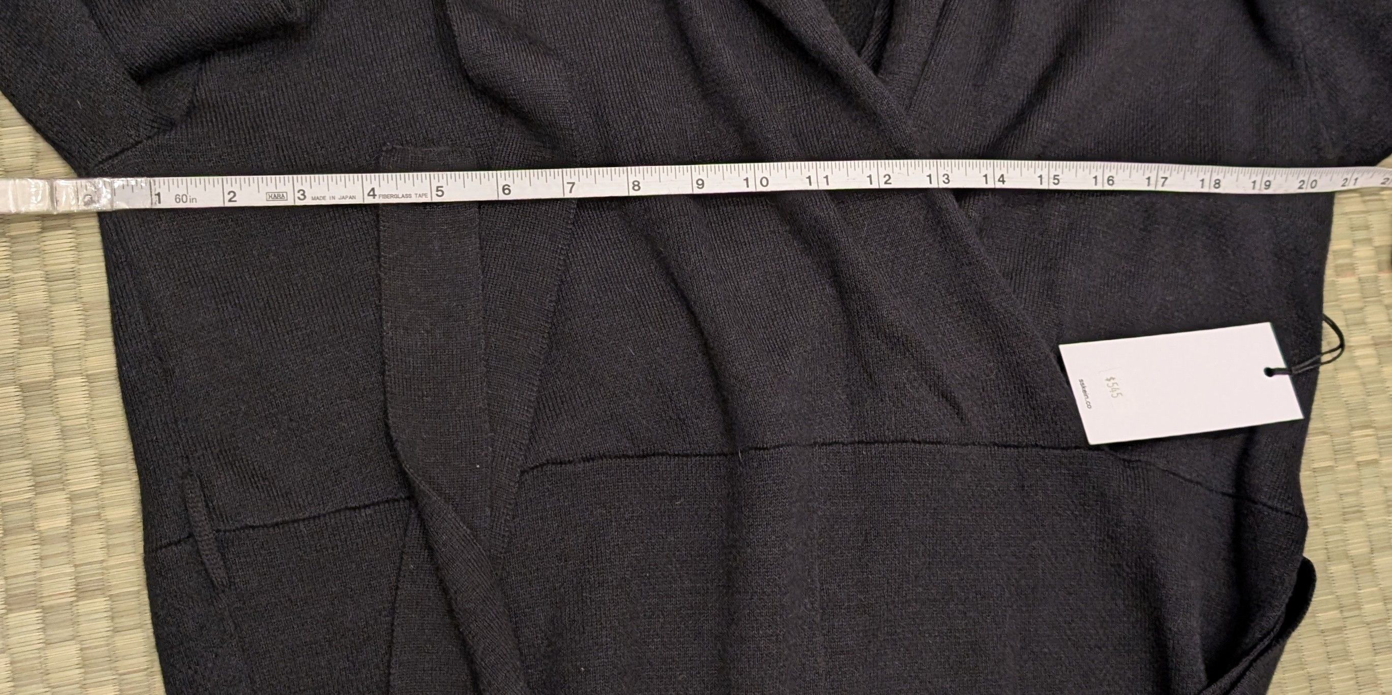 Other NWT SSKEIN Wrap Neck Alpaca Cotton Jumpsuit Made in Peru Size 27" / US 4 / IT 40 - 7 Thumbnail