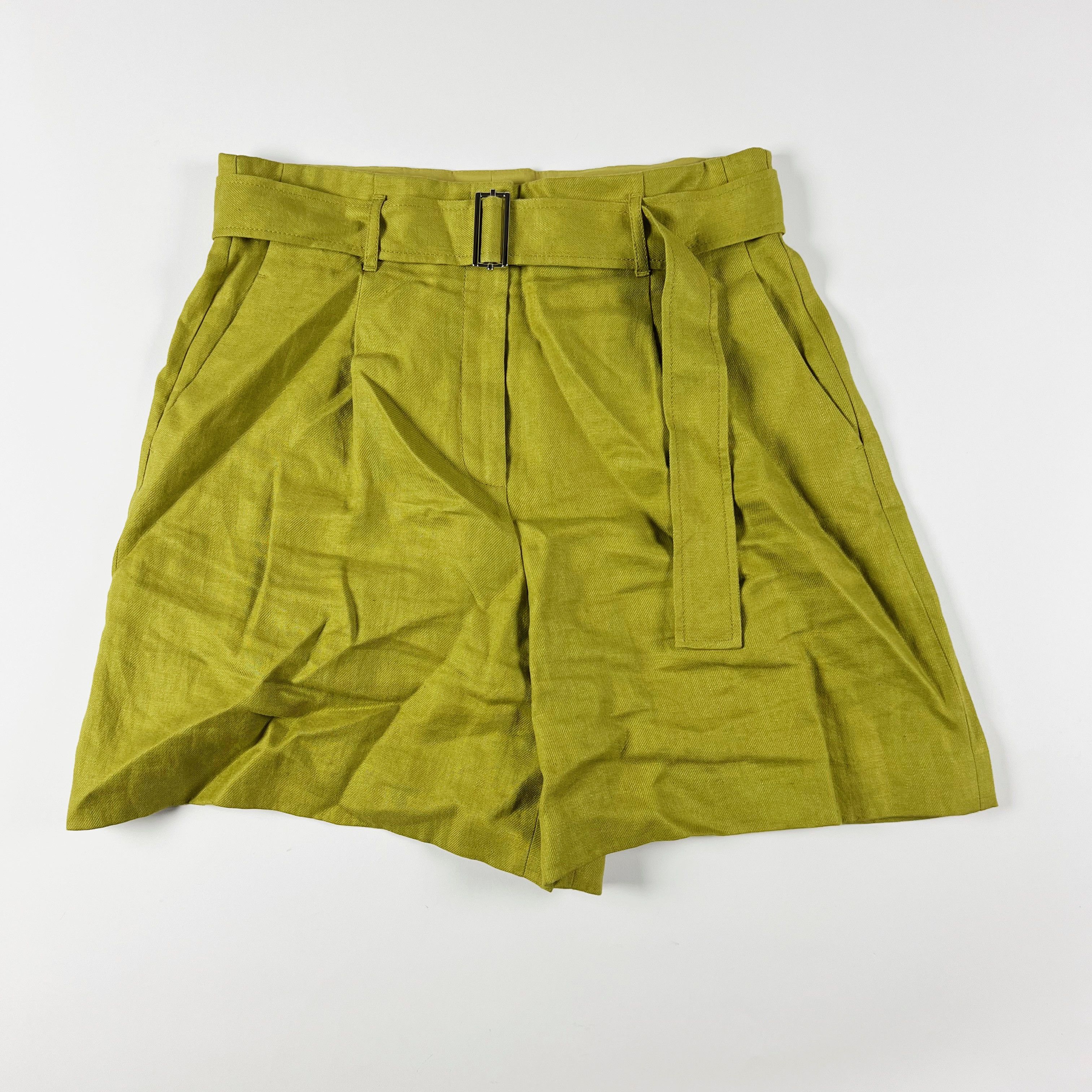 image of Lafayette 148 New York Degraw Belted Cargo in Green, Women's (Size 30)