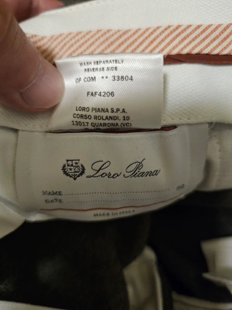Loro Piana Loro Piana Men's Casual Pants in Gray - dmc-2508 Size US 44 / EU 60 - 6 Thumbnail