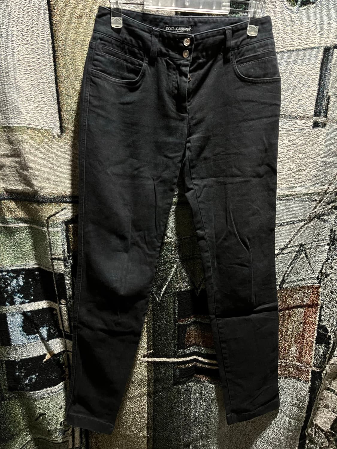 Dolce & Gabbana Dolce & Gabbana black jeans Size 27" / US 4 / IT 40 - 1 Thumbnail