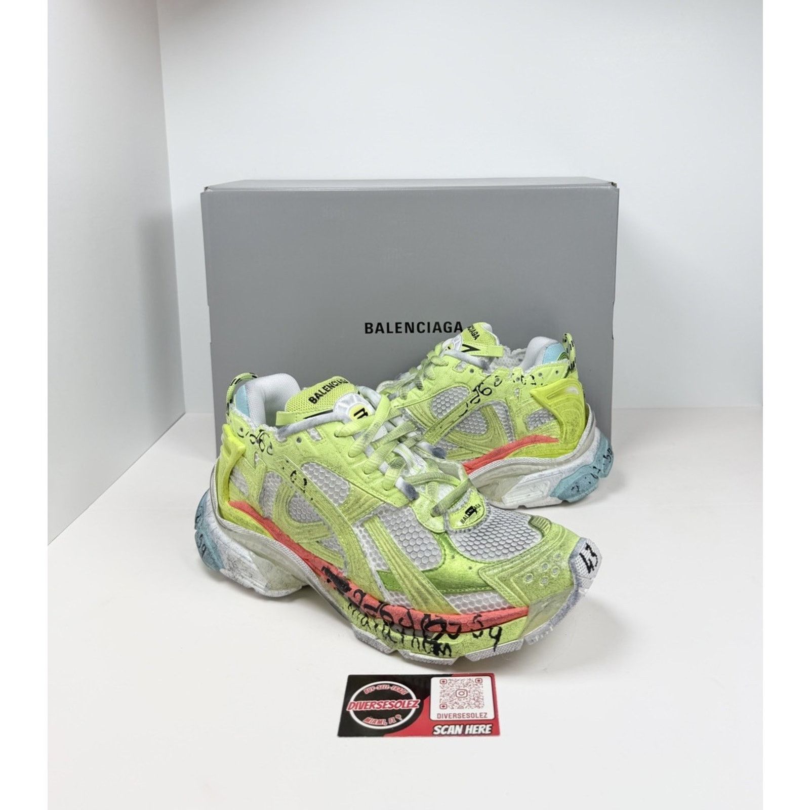 Balenciaga Size 43EU/10US - Balenciaga Runner Marathon Unreleased NEW Size US 10 / EU 43 - 1 Thumbnail