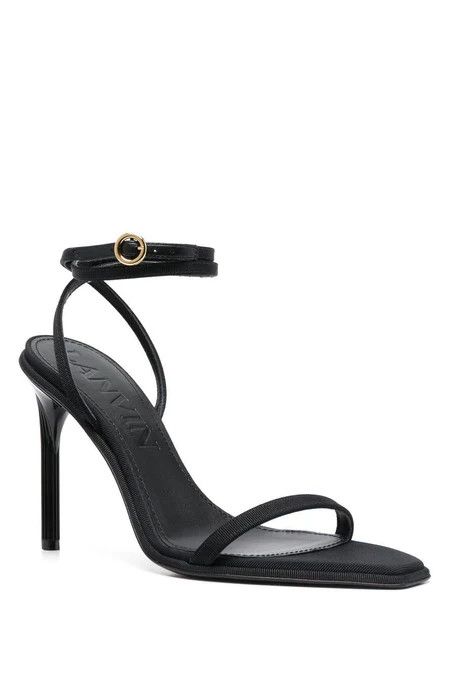 Lanvin o1y0326 Slingback Sandals in Black Size US 10 / IT 40 - 3 Thumbnail