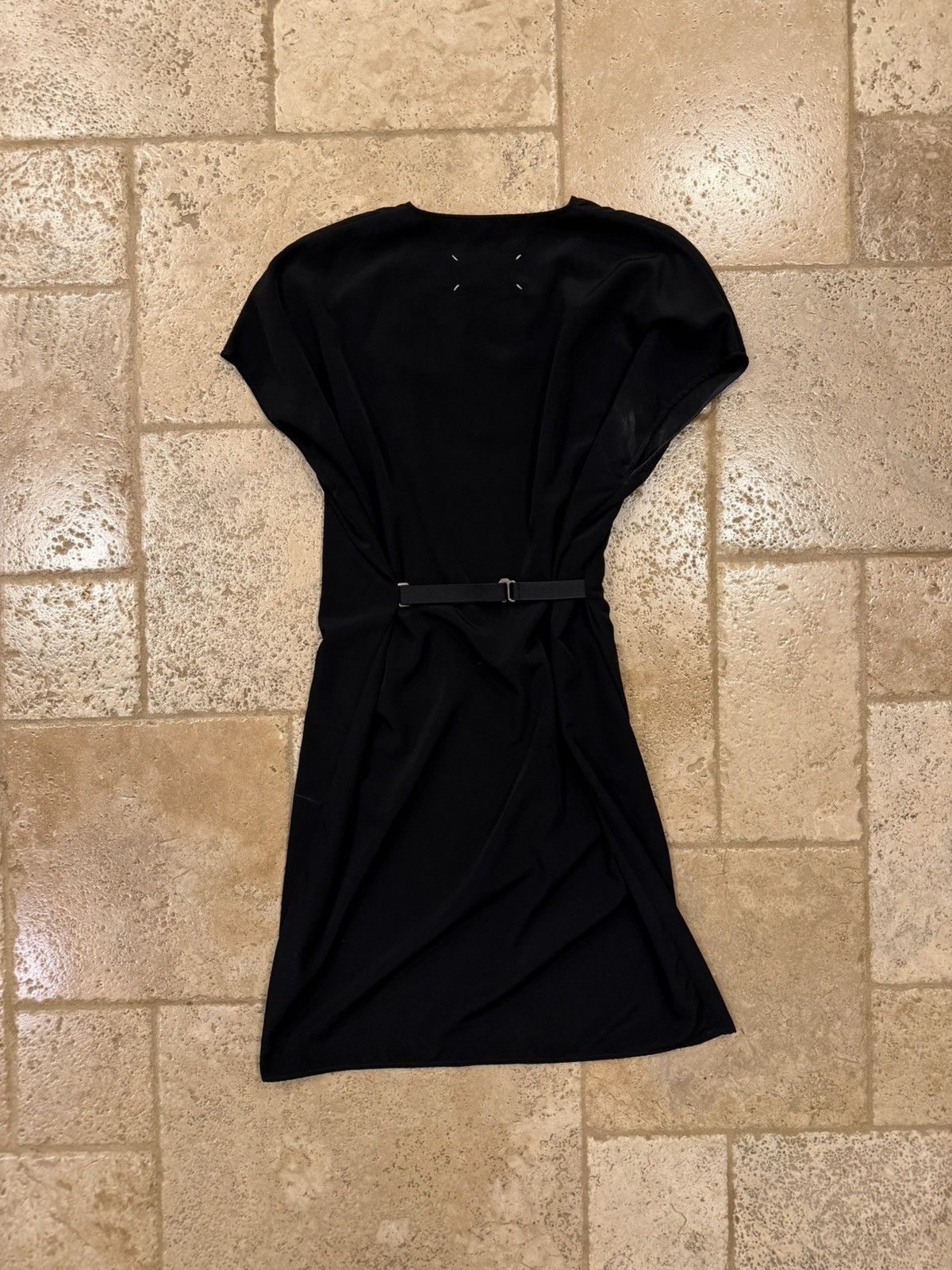 Maison Margiela Maison Martin Margiela 2011 Black Sleeveless Belted Dress Size M / US 6-8 / IT 42-44 - 4 Thumbnail