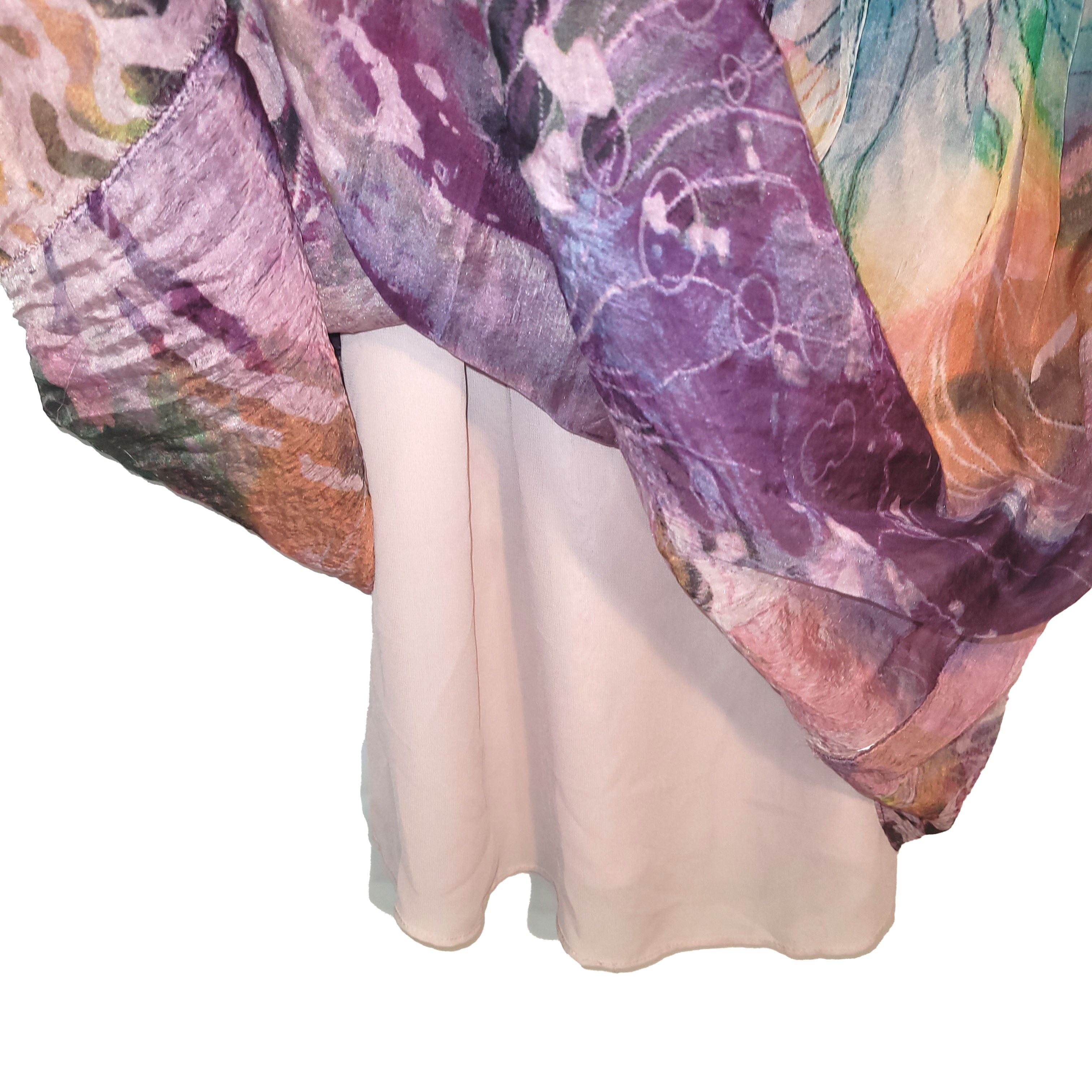 Other Women's Size M 100% Silk Sleeveless A-Line Dress SAA804 Size M / US 6-8 / IT 42-44 - 3 Thumbnail